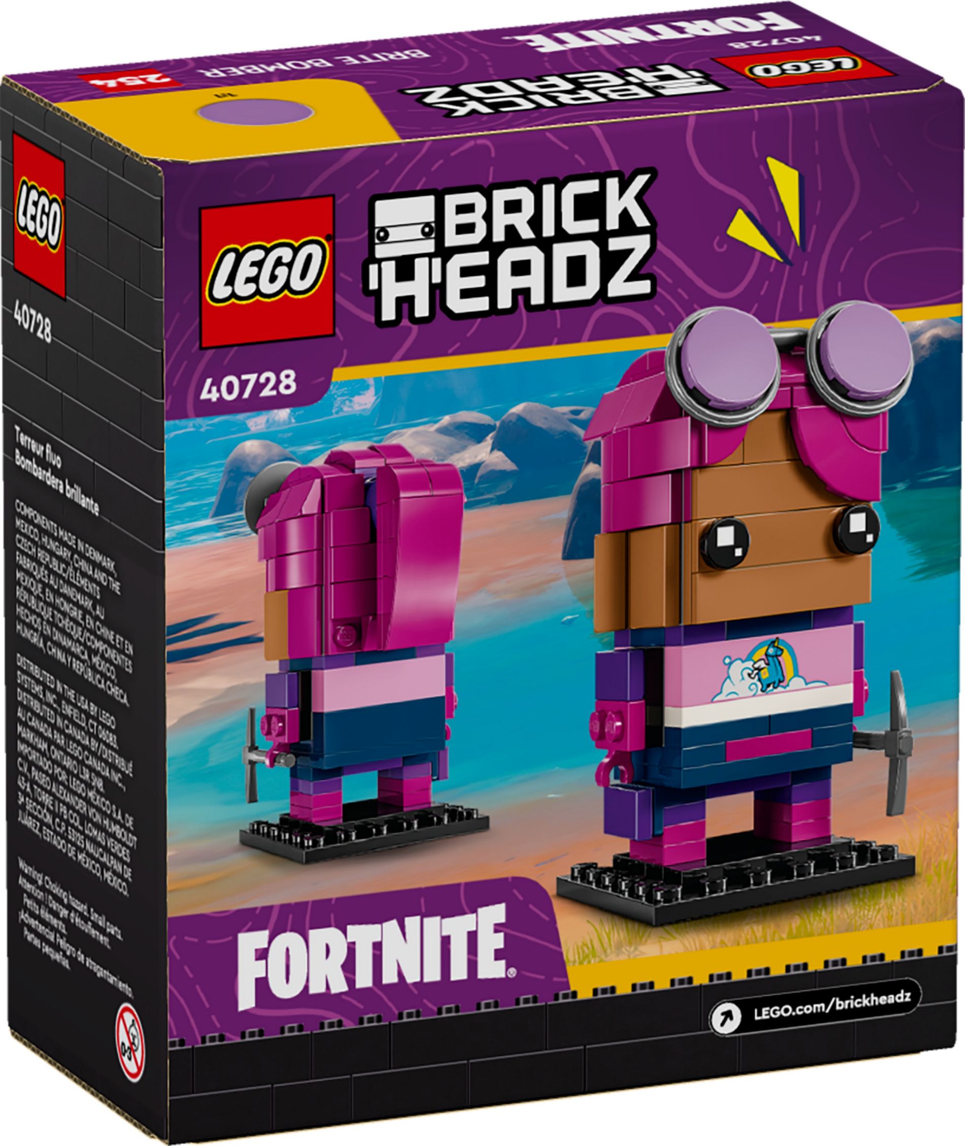 Конструктор Lego Brick Headz Брут Бомбер (40728) - фото 3