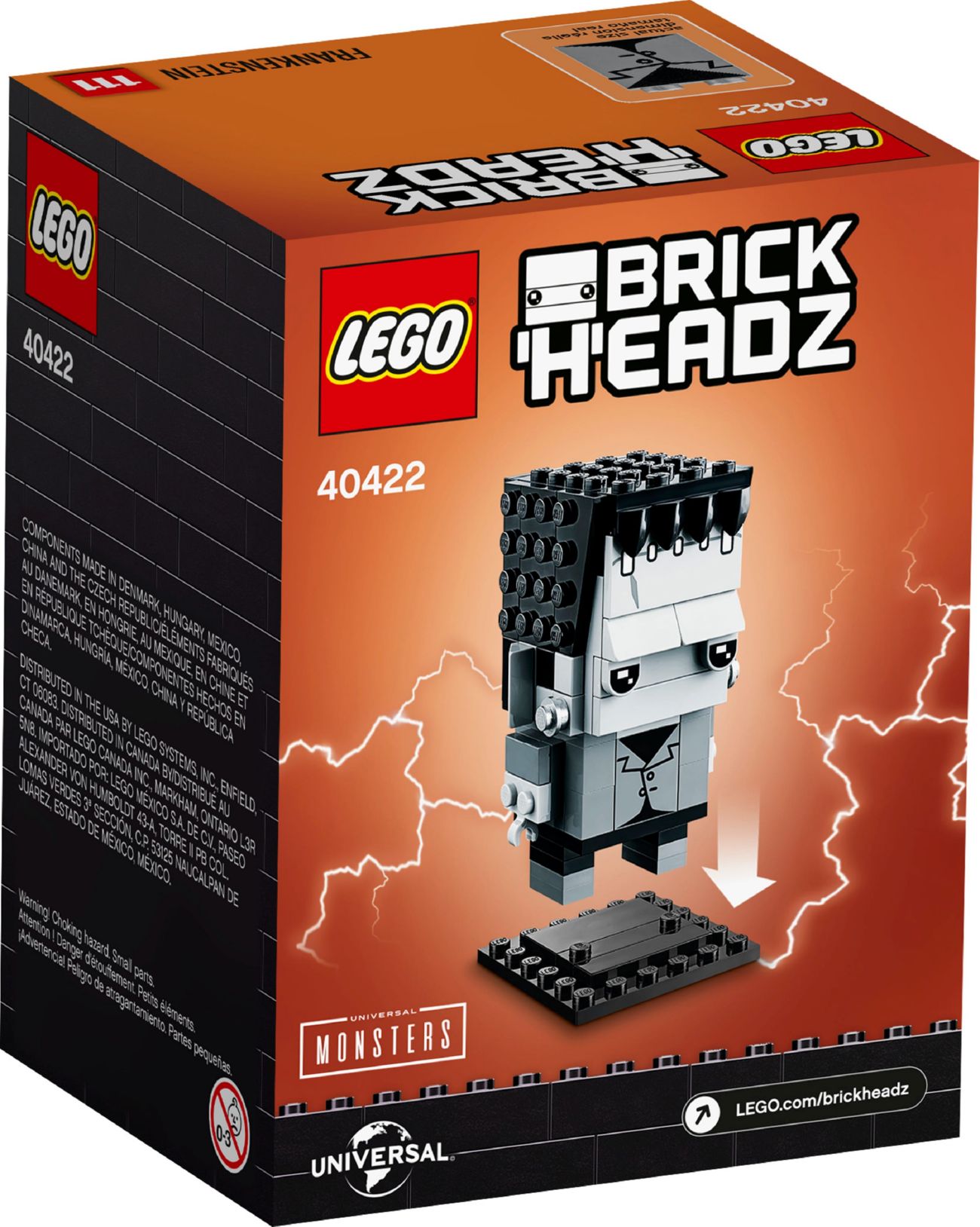 Конструктор Lego Brickheadz Франкенштейн (40422) - фото 2 Конструктор Lego Brickheadz Франкенштейн (40422) - фото 2