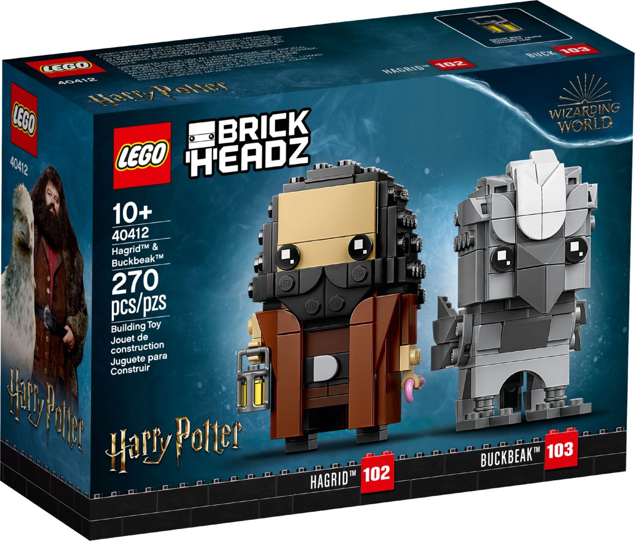 Конструктор Lego Brick Headz Хагрид и Клювокрыл (40412)
