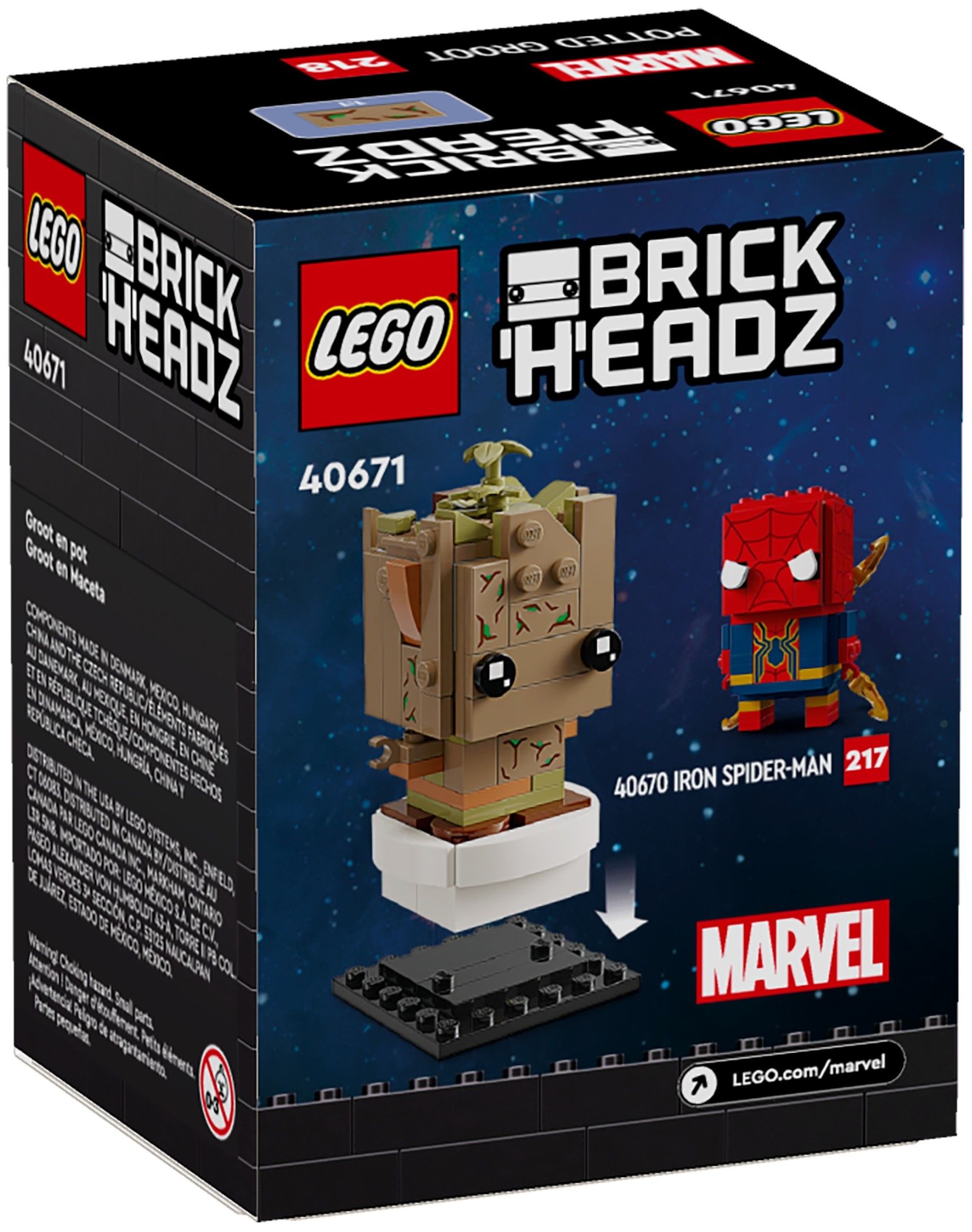 Конструктор Lego Brick Headz Горшковий Грут (40671) - фото 4 Конструктор Lego Brick Headz Горшковий Грут (40671) - фото 4