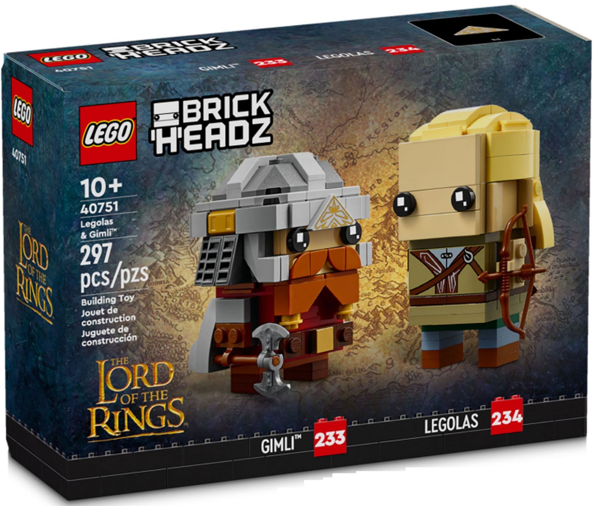 Конструктор Lego Brick Headz Леголас и Гимли (40751)