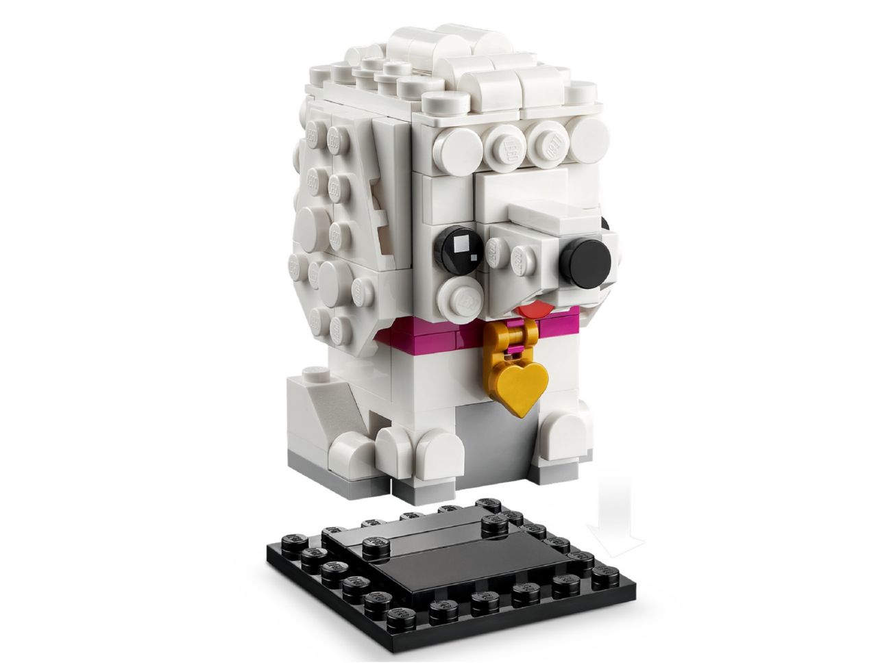 Конструктор Lego Brick Headz Пудель (40546) - фото 4