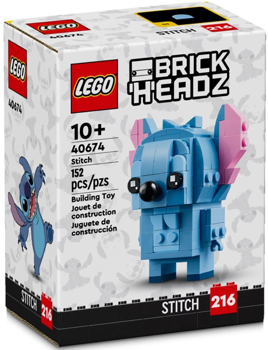 Конструктор Lego Brick Headz Стич (40674)