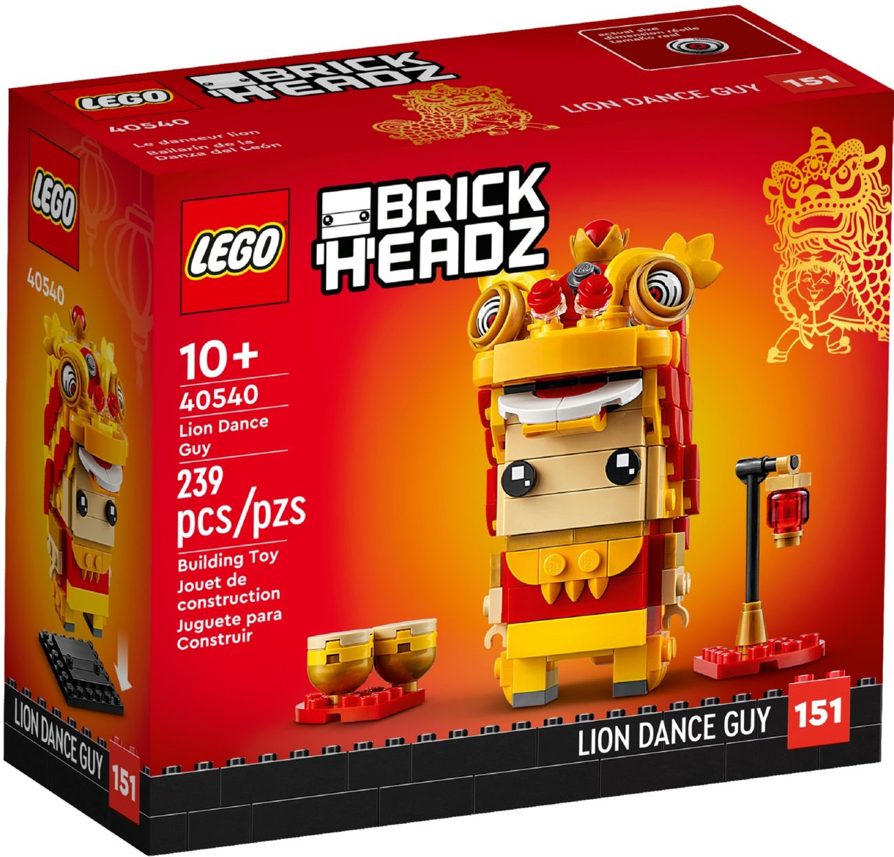 Конструктор Lego Brick Headz Танець лева (40540)