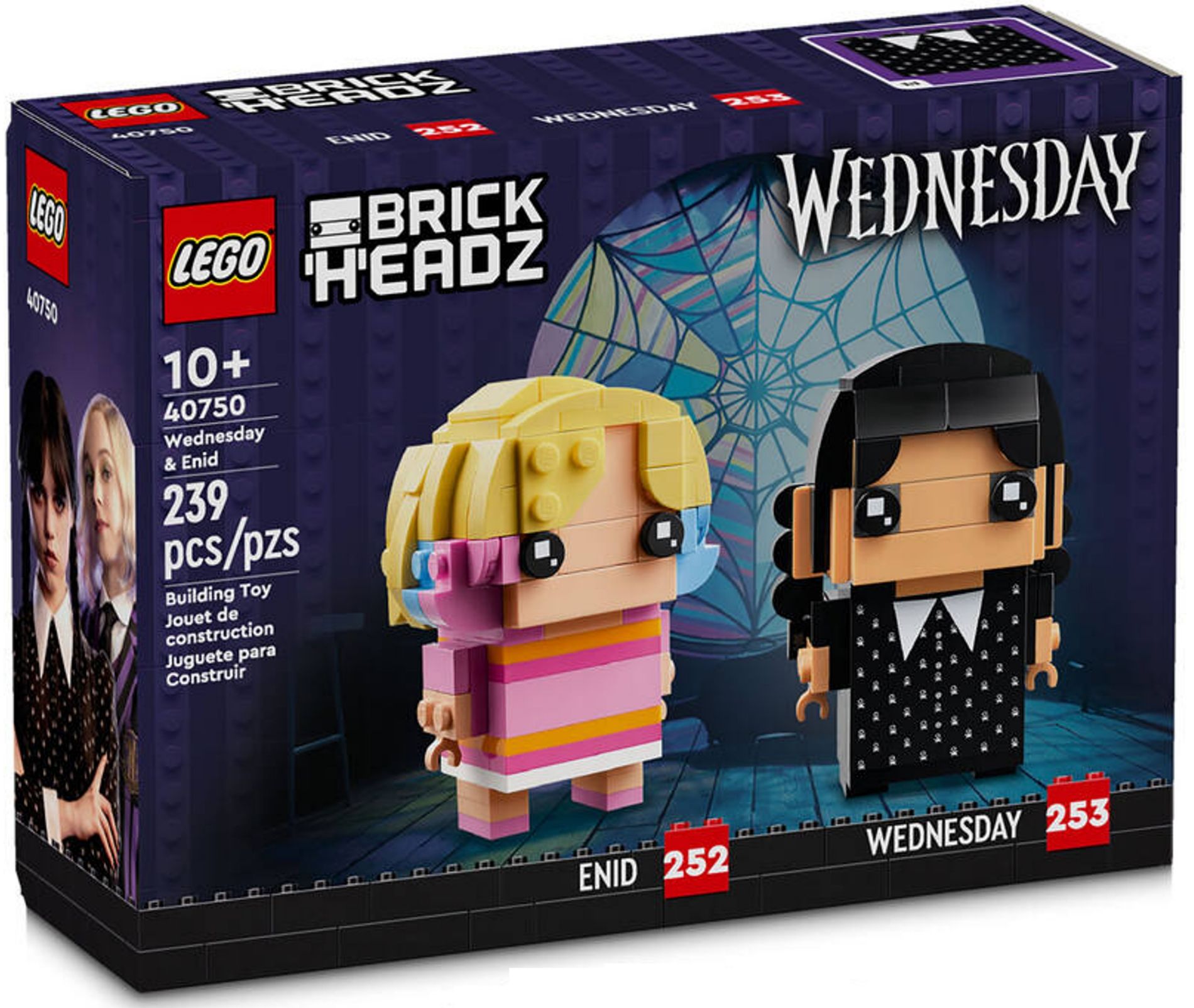 Конструктор Lego Brick Headz Уэнсдей и Энид (40750)