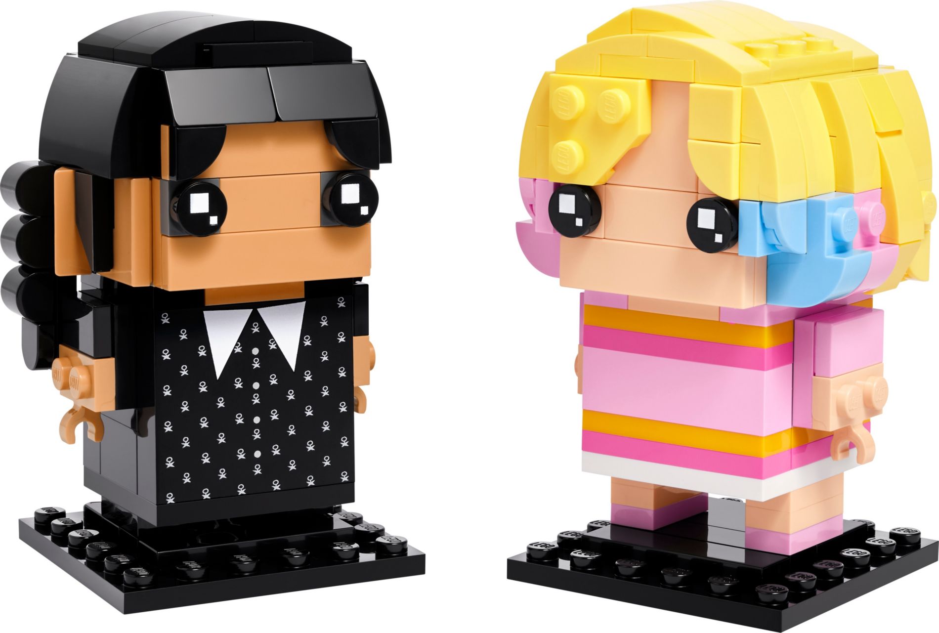 Конструктор Lego Brick Headz Уэнсдей и Энид (40750) - фото 1 Конструктор Lego Brick Headz Уэнсдей и Энид (40750) - фото 1