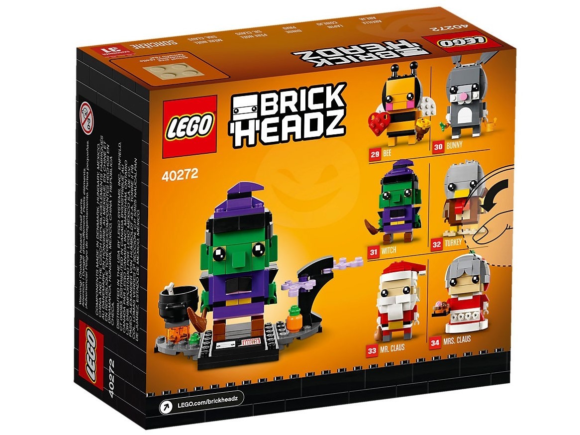 Конструктор Lego Brick Headz Відьма (40272) - фото 3