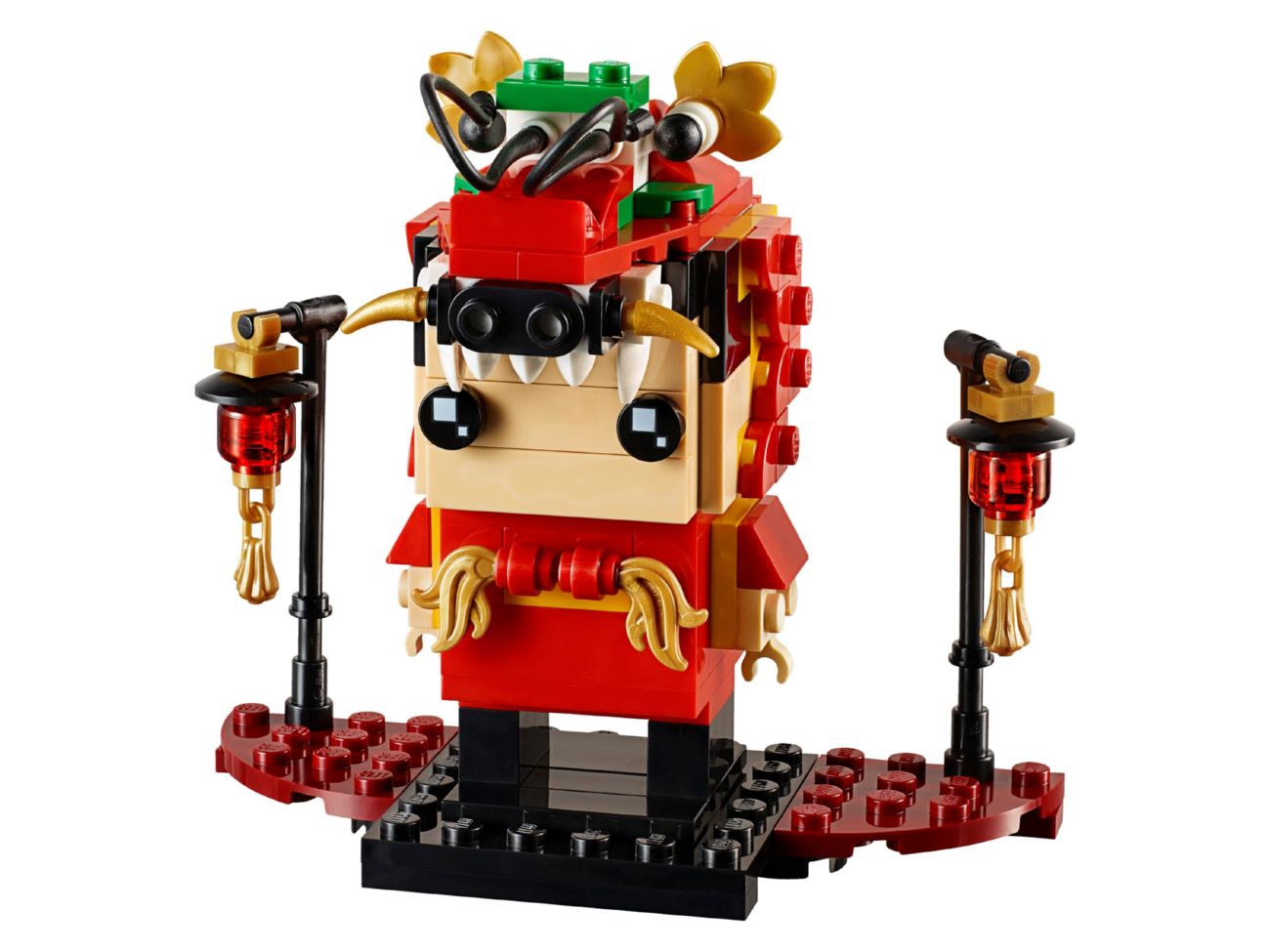 Конструктор Lego Brick Headz Хлопець, танцюючий дракон (40354) - фото 1