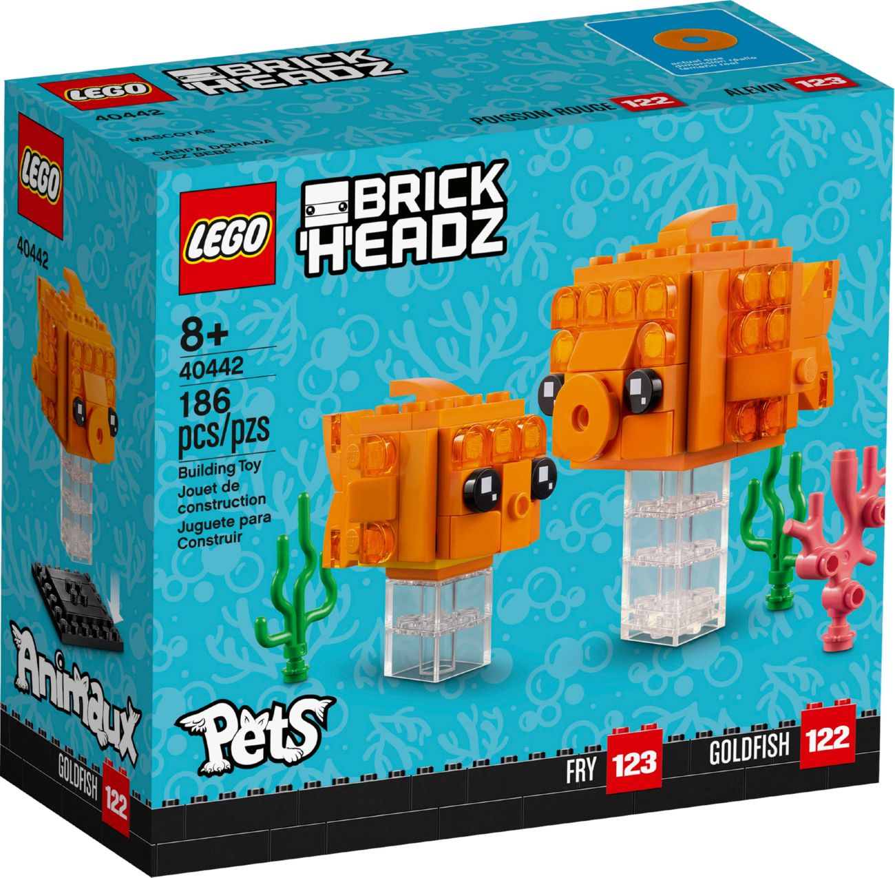 Конструктор Lego Brick Headz Золота рибка (40442)