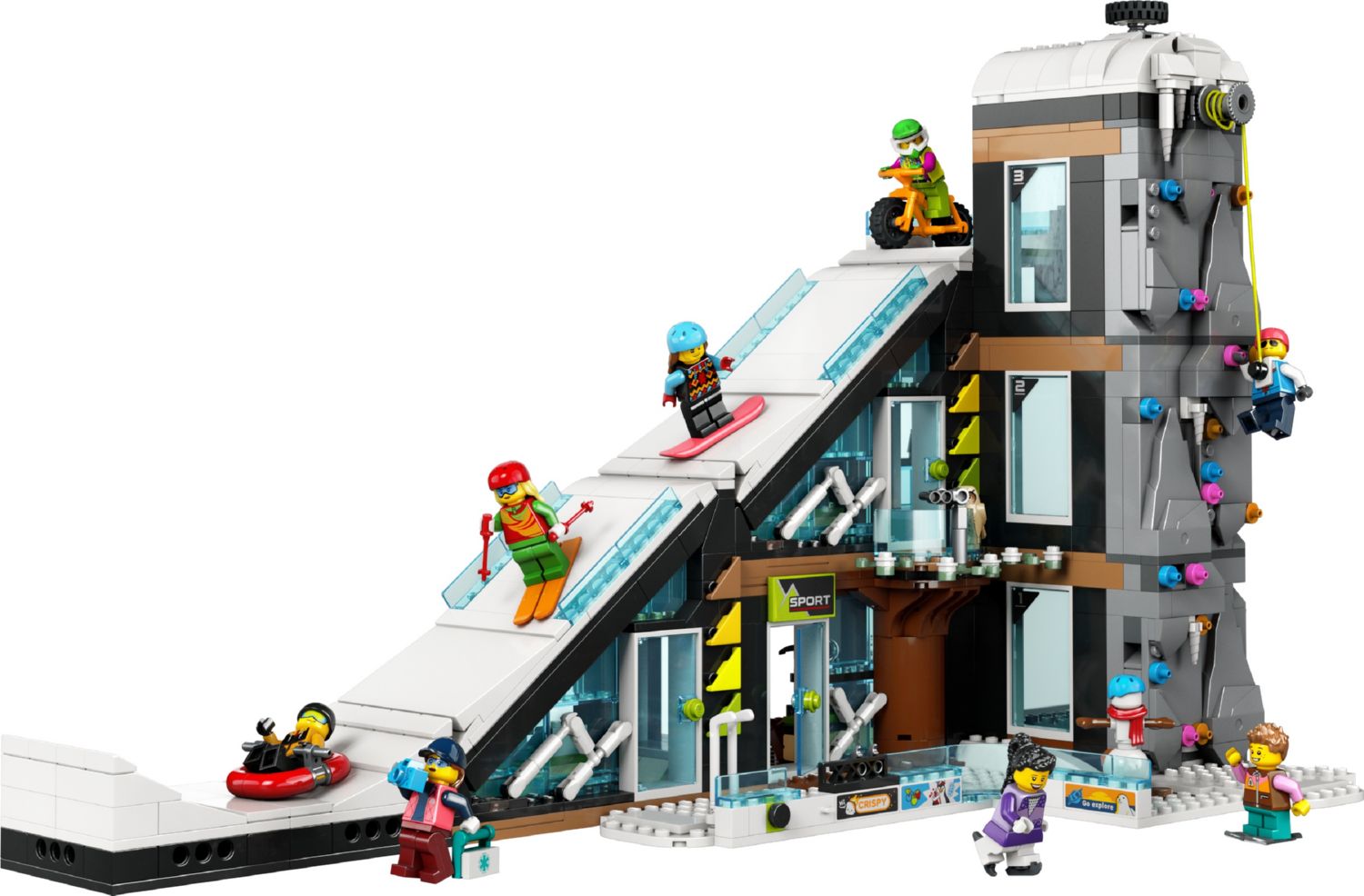 Конструктор Lego city Центр лиж та скелелазіння (60366) - фото 1