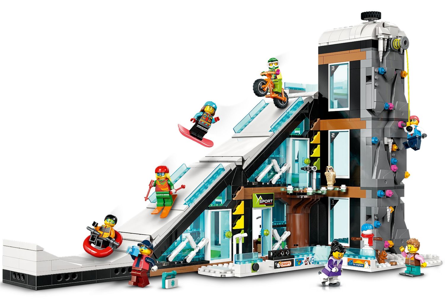 Конструктор Lego city Центр лиж та скелелазіння (60366) - фото 2