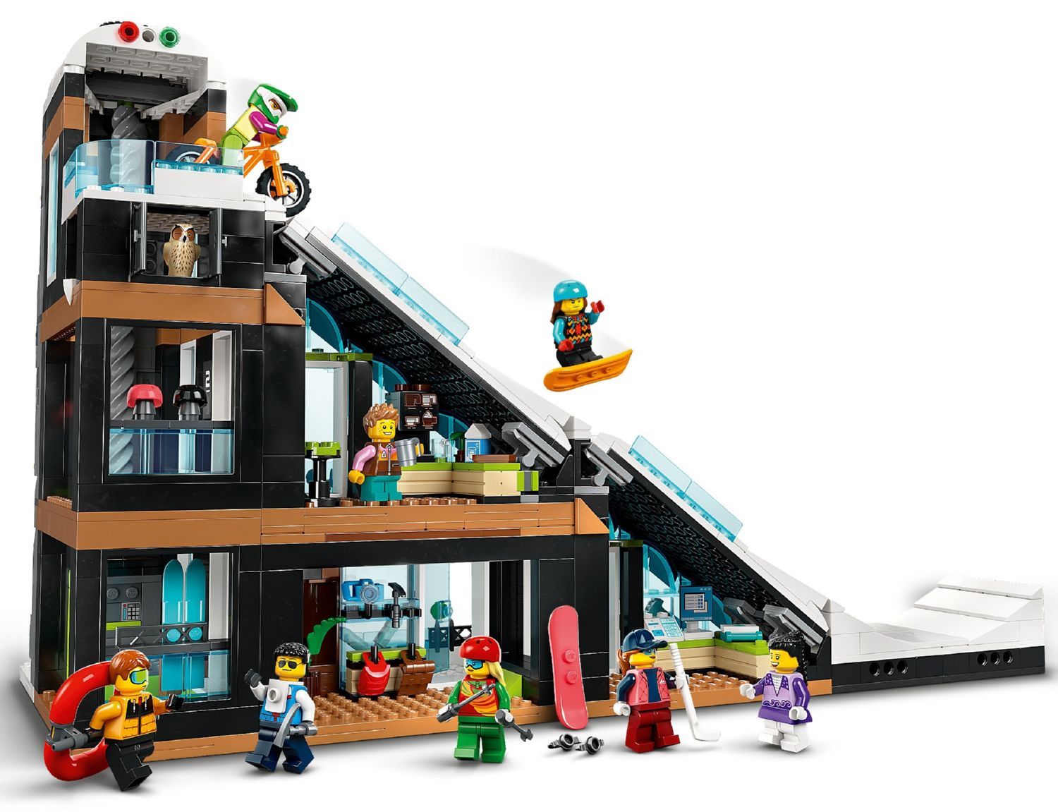 Конструктор Lego city Центр лиж та скелелазіння (60366) - фото 3