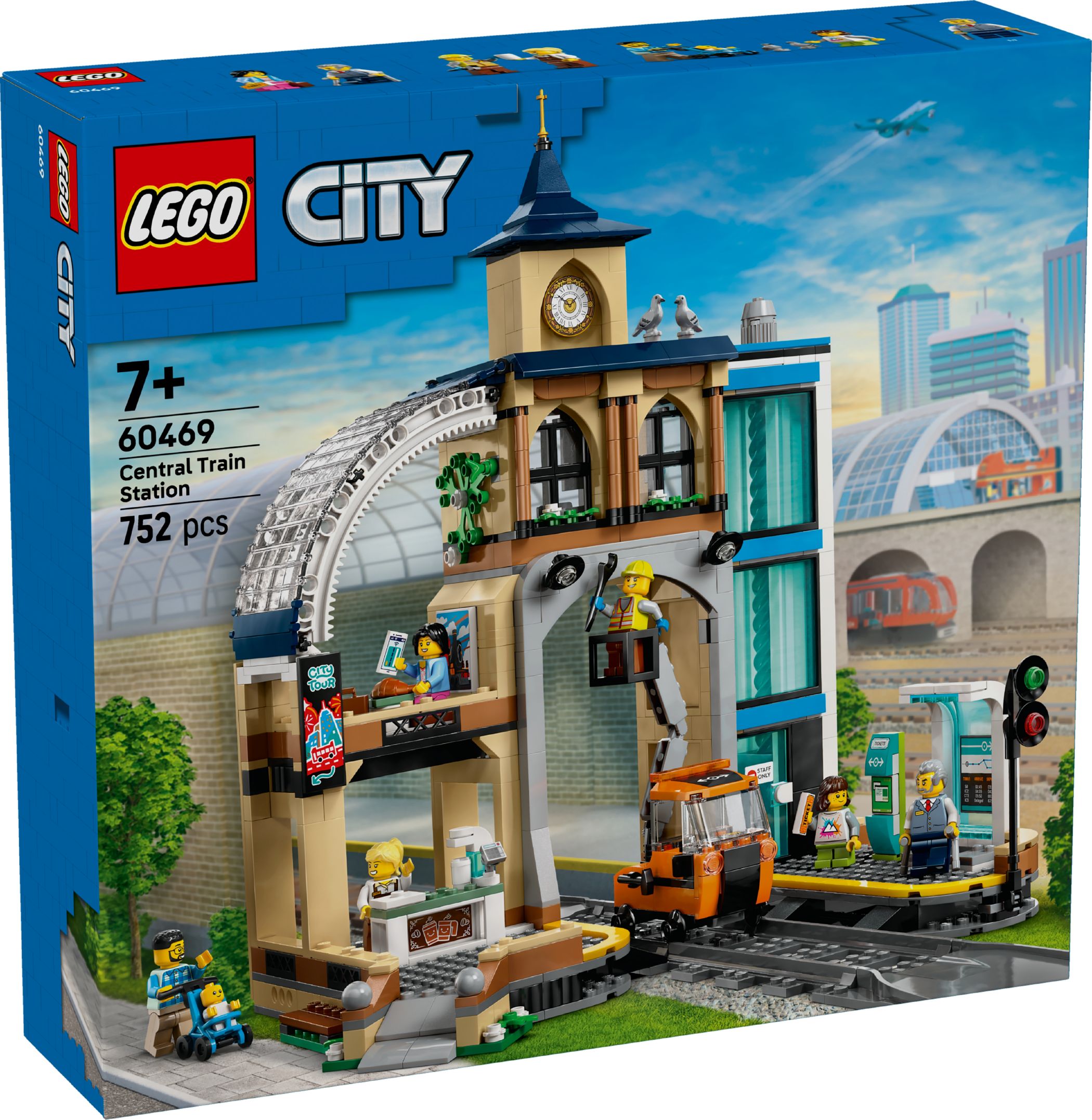 Конструктор LEGO City Центральний залізничний вокзал 60469