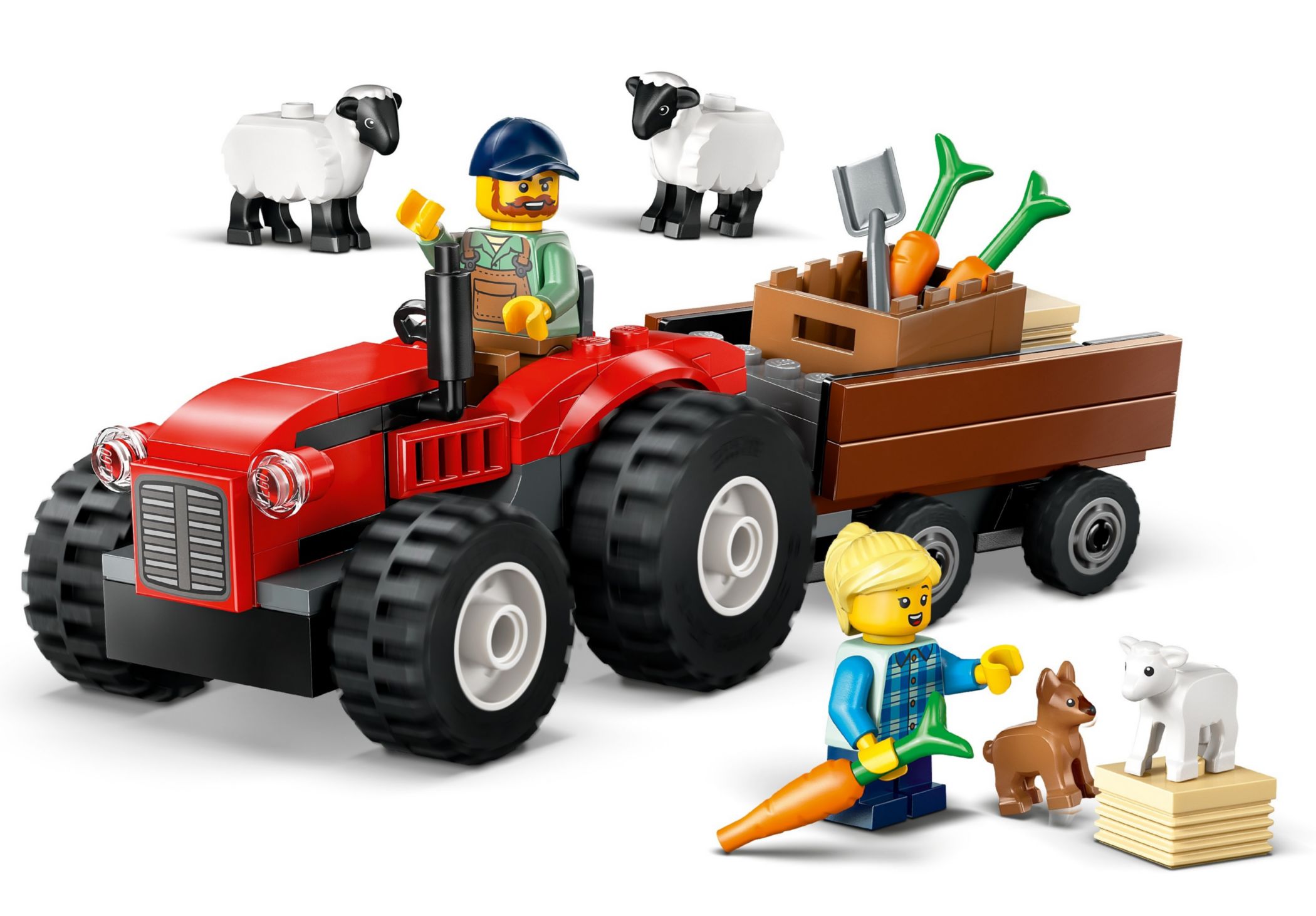 Конструктор Lego City Красный фермерский трактор (60461) - фото 1
