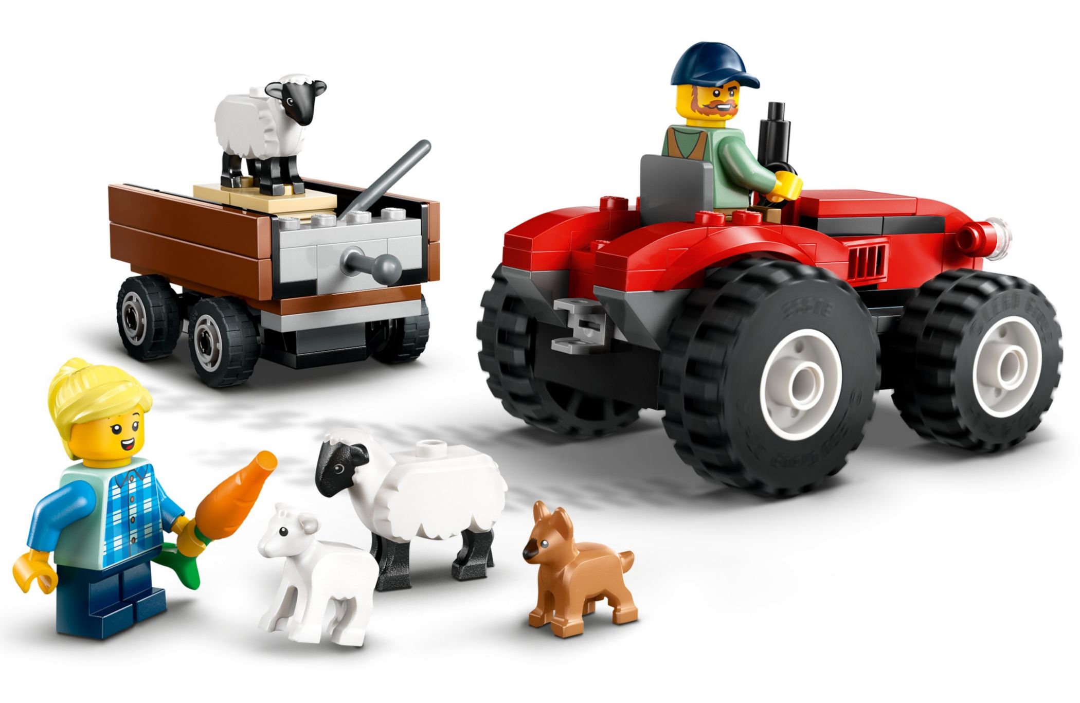 Конструктор Lego City Красный фермерский трактор (60461) - фото 2
