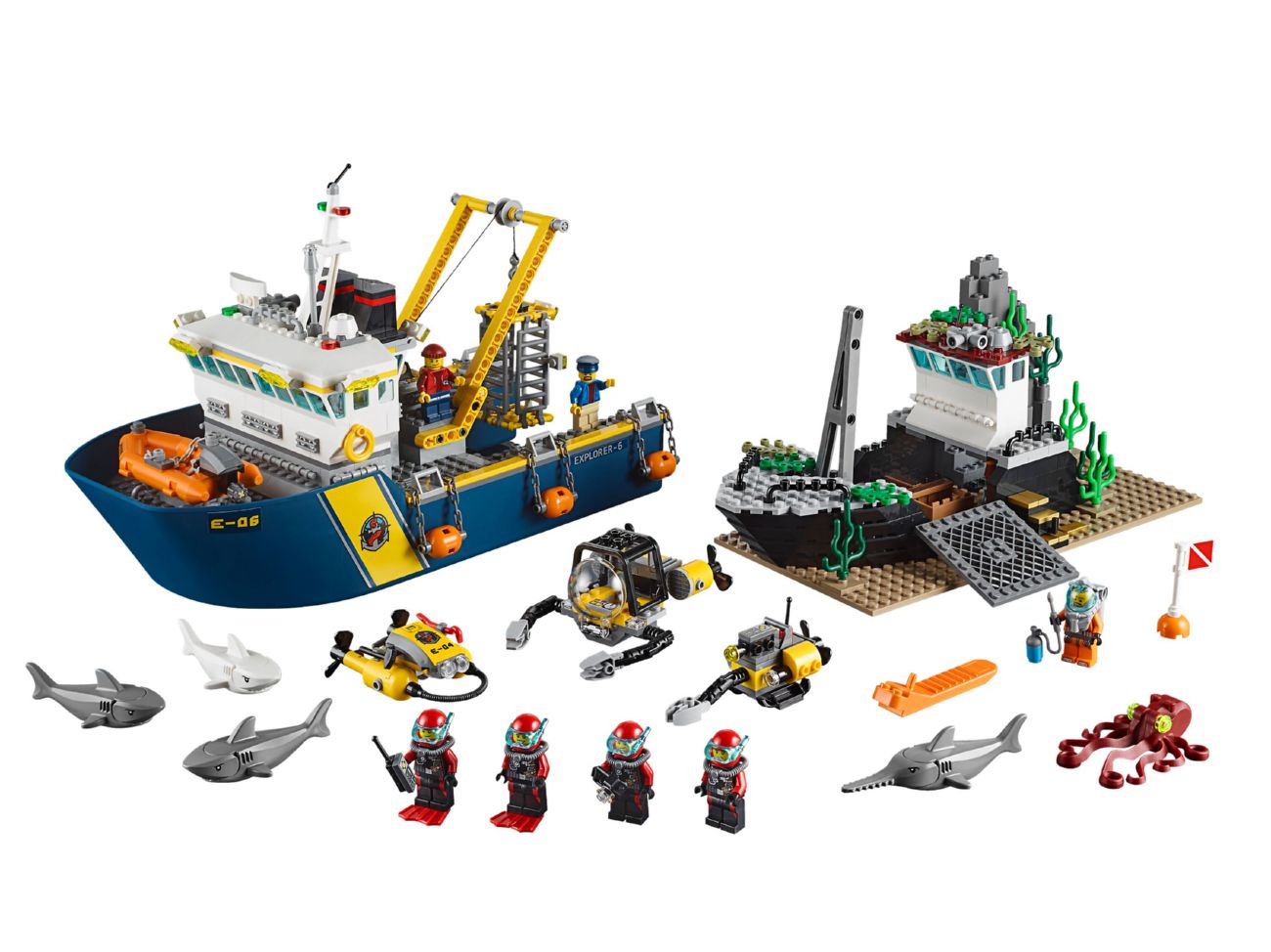 Конструктор Lego City Корабель дослідників морських глибин (60095) - фото 1