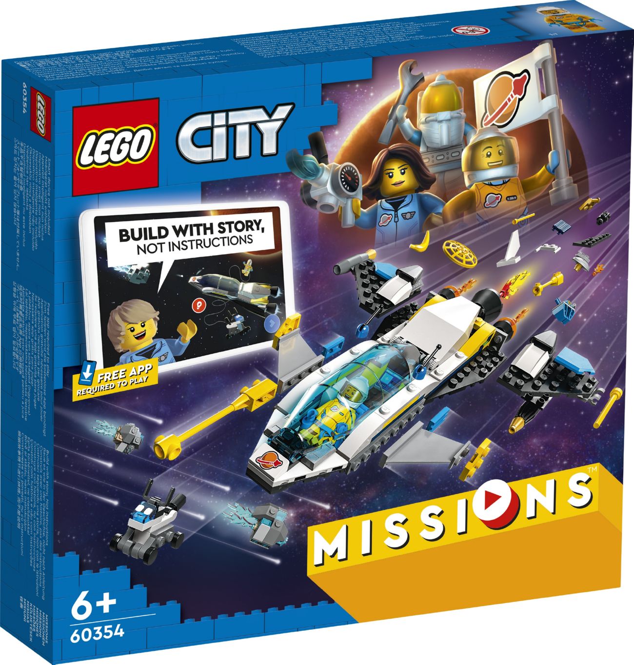Конструктор Lego City Космическая миссия для исследования Марса (60354)