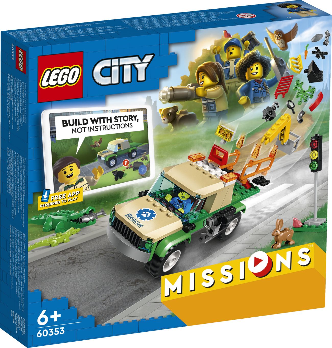 Конструктор Lego City Місії з порятунку диких тварин (60353)