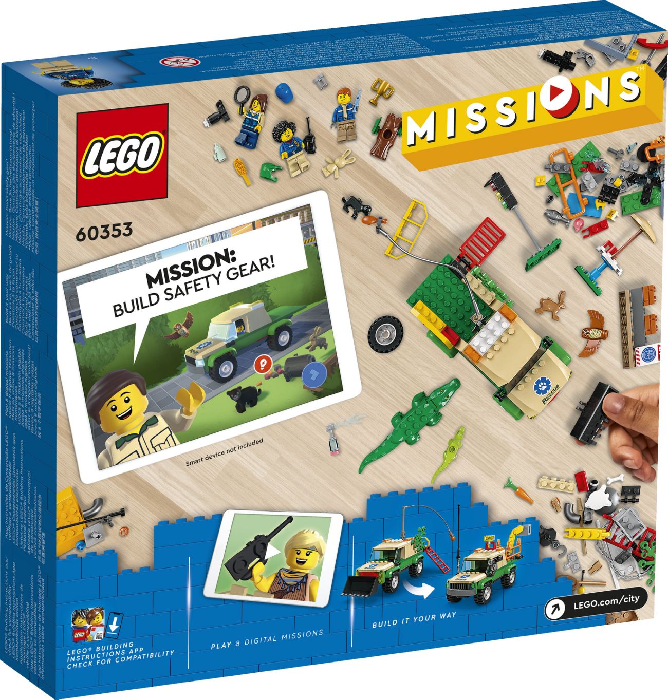 Конструктор Lego City Місії з порятунку диких тварин (60353) - фото 5