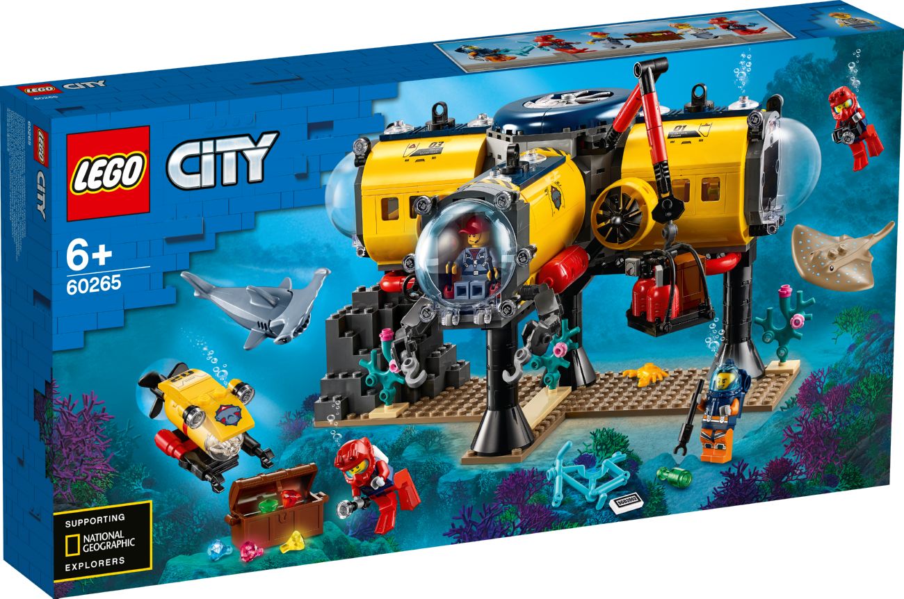 Конструктор Lego City Океан: науково-дослідна станція (60265)
