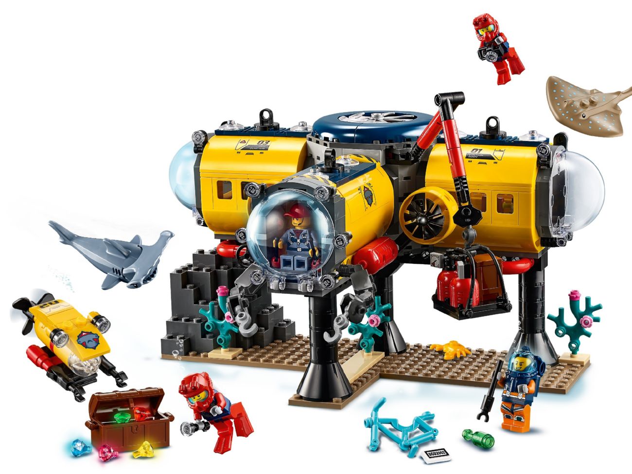 Конструктор Lego City Океан: науково-дослідна станція (60265) - фото 2