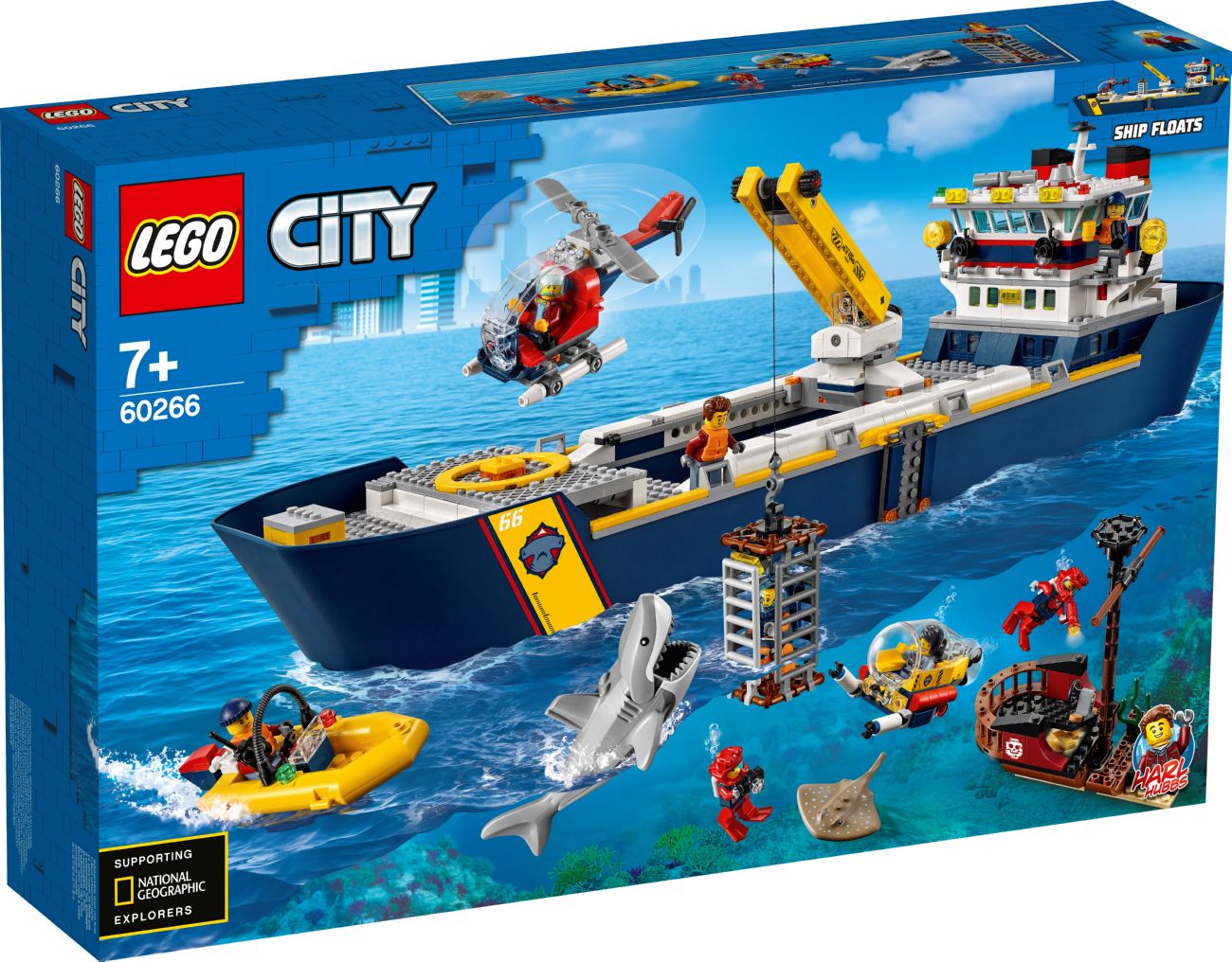 Конструктор Lego City Океан: научно-исследовательский корабль (60266)