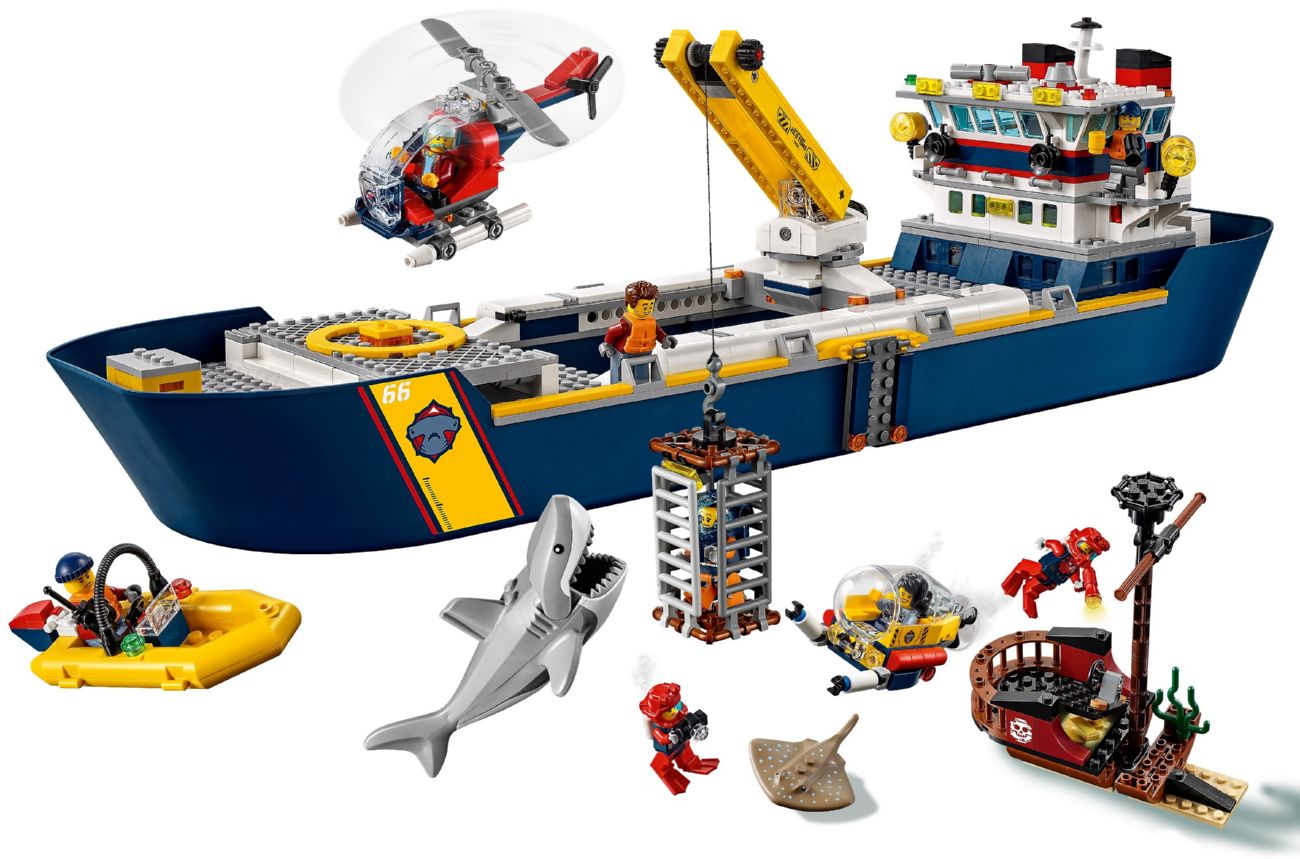 Конструктор Lego City Океан: научно-исследовательский корабль (60266) - фото 2