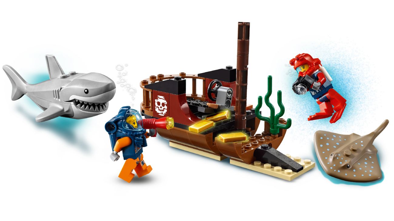 Конструктор Lego City Океан: научно-исследовательский корабль (60266) - фото 5