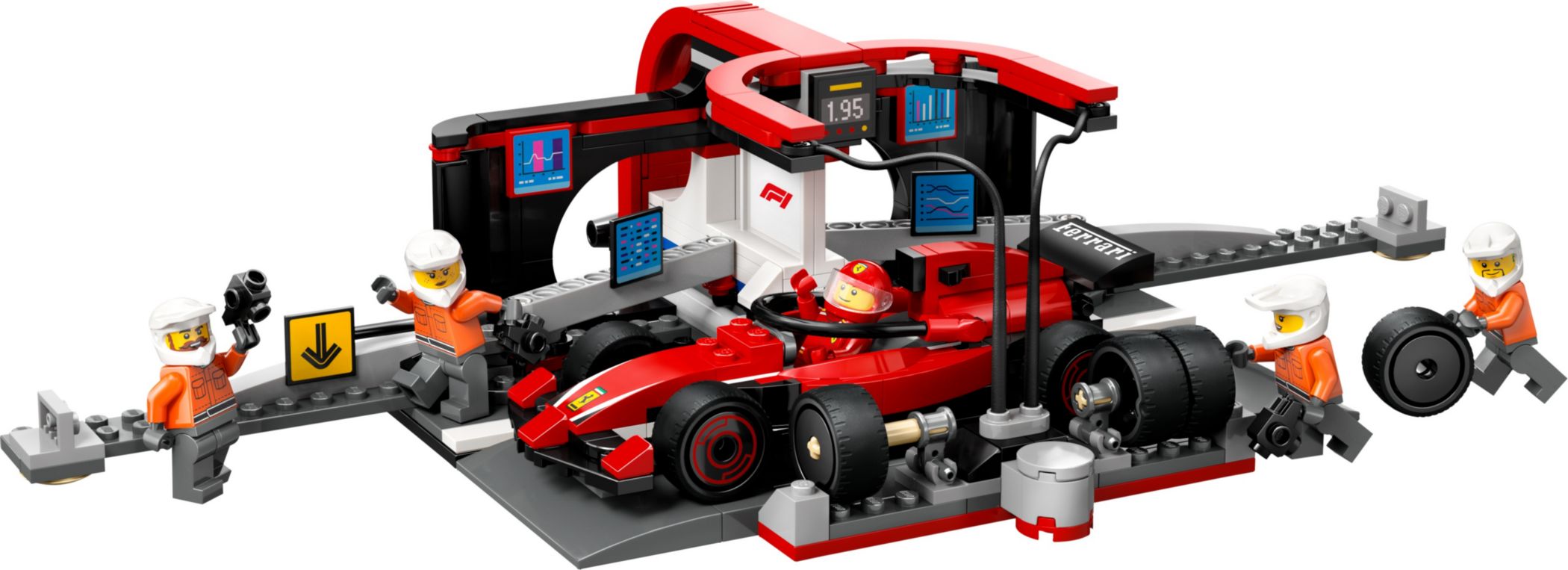 Конструктор Lego City Pit Stop и команда Ferrari (60443) - фото 1
