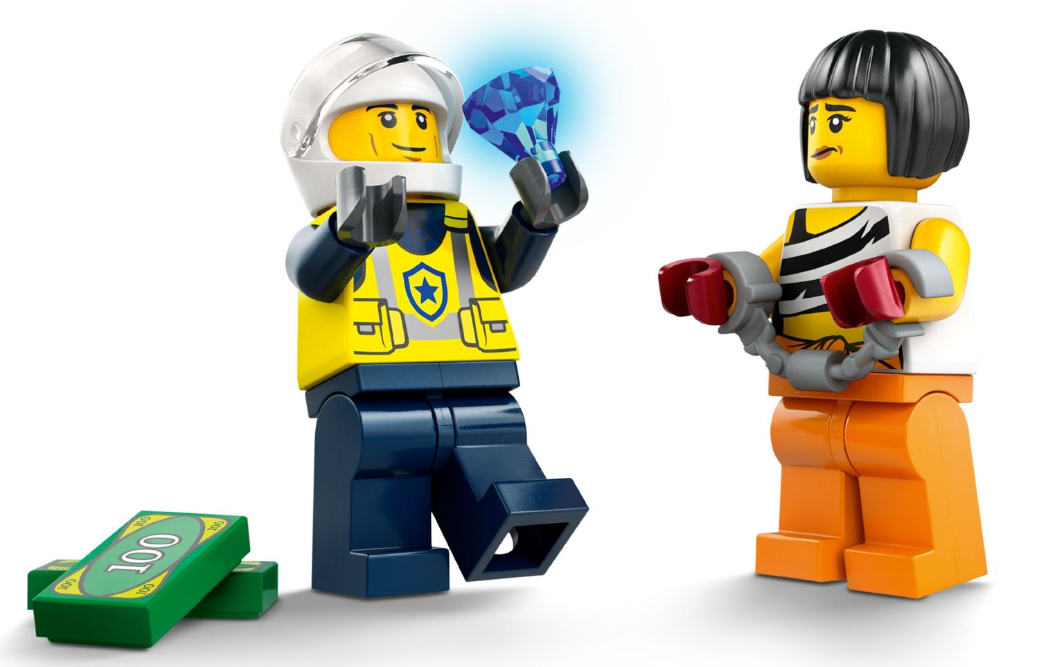 Конструктор Lego City Погоня на полицейской машине и маслкаре (60415) - фото 5