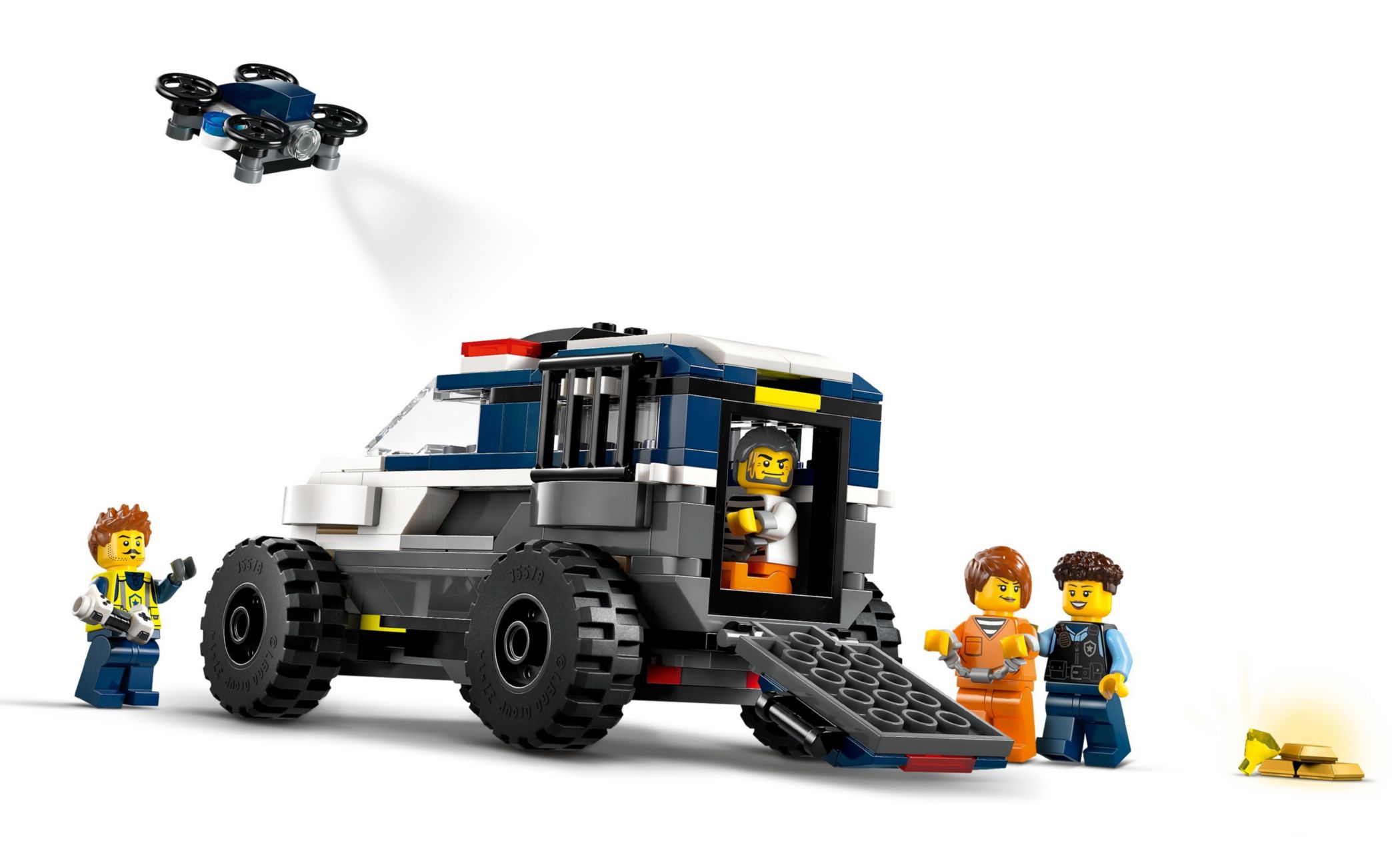 Конструктор Lego City Поліцейське переслідування на позашляховиках (60449) - фото 3