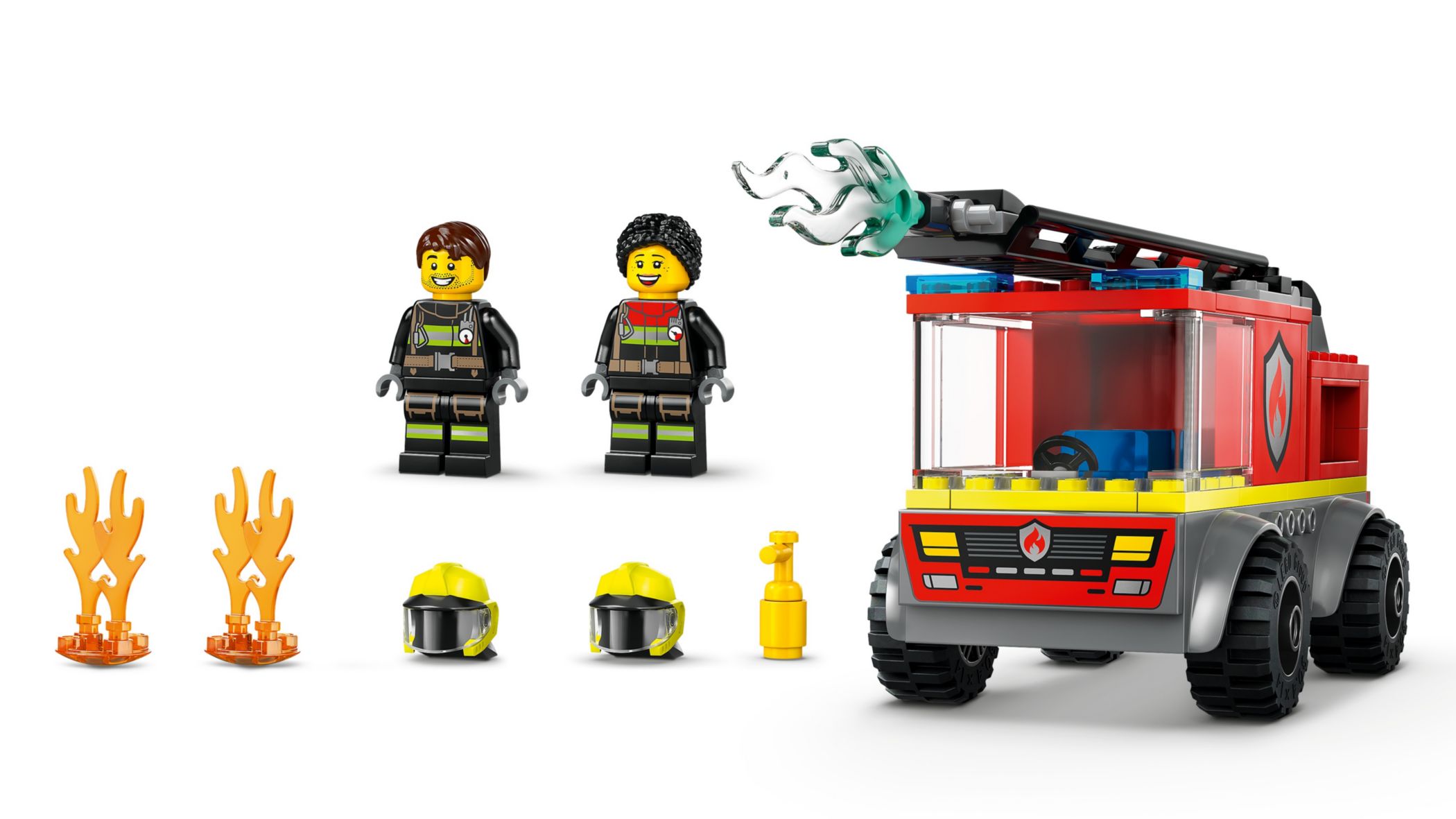 Конструктор Lego City Пожарная машина с лестницей (60463) - фото 3