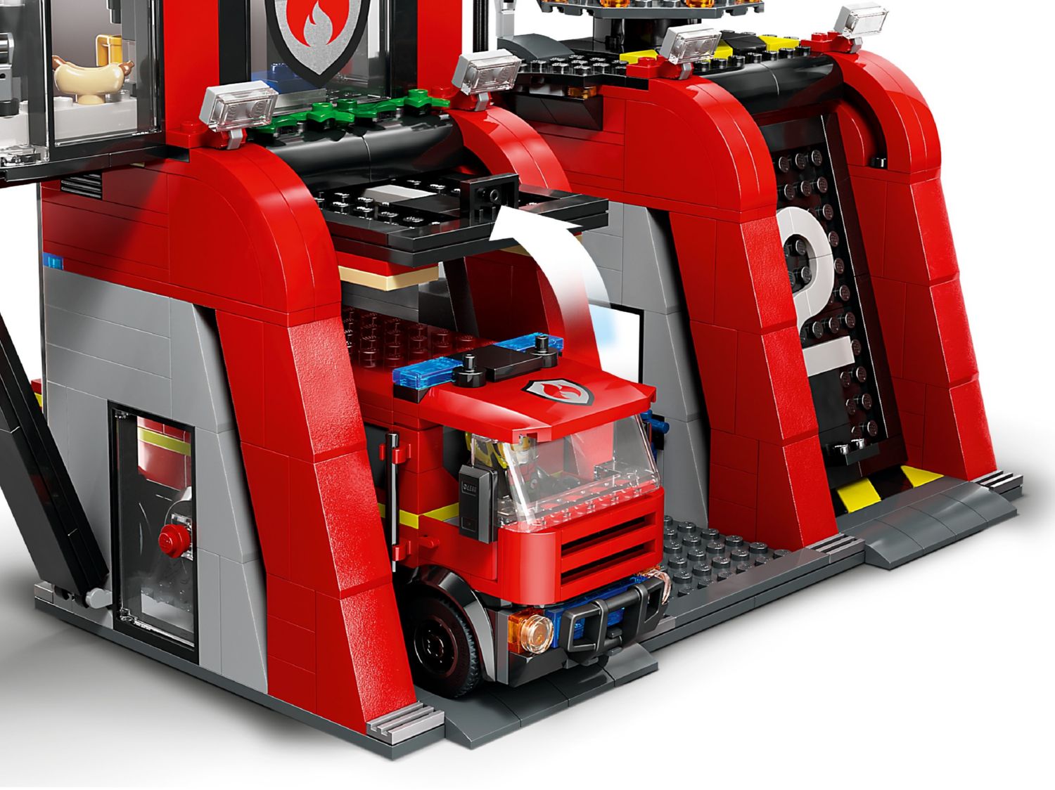 Конструктор Lego Сity Пожежна станція з пожежною машиною (60414) - фото 3