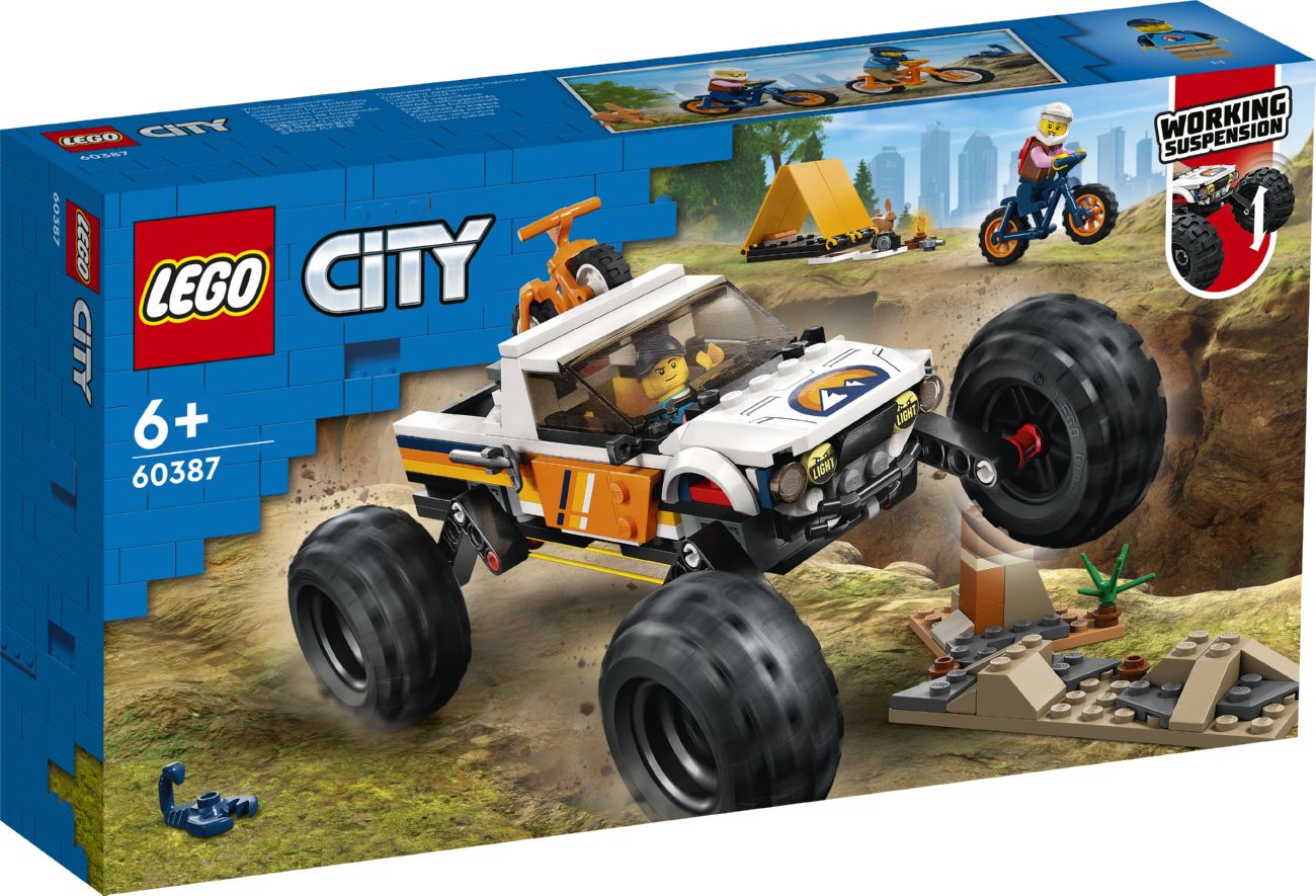 Конструктор Lego City Приключения на внедорожнике 4x4 (60387)