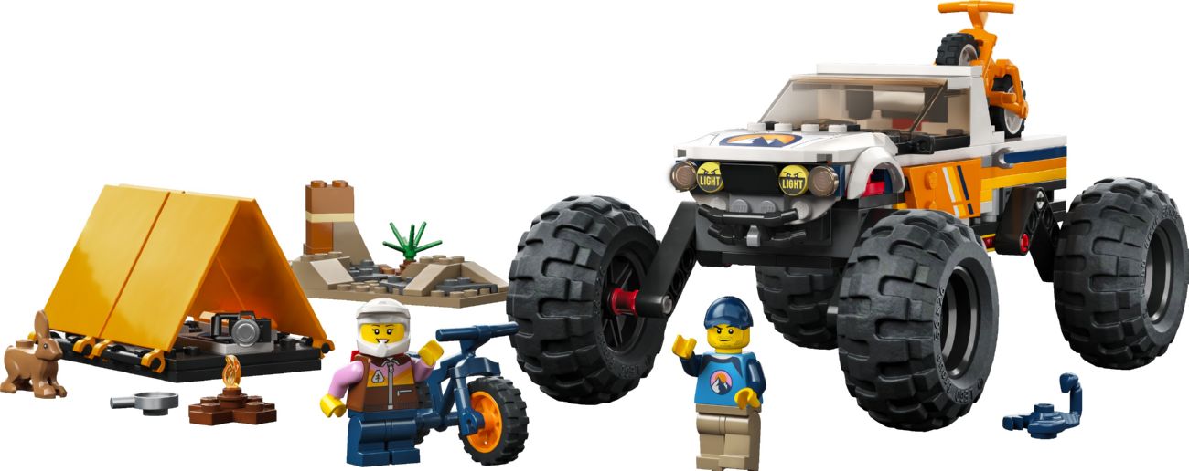 Конструктор Lego City Приключения на внедорожнике 4x4 (60387) - фото 1 Конструктор Lego City Приключения на внедорожнике 4x4 (60387) - фото 1