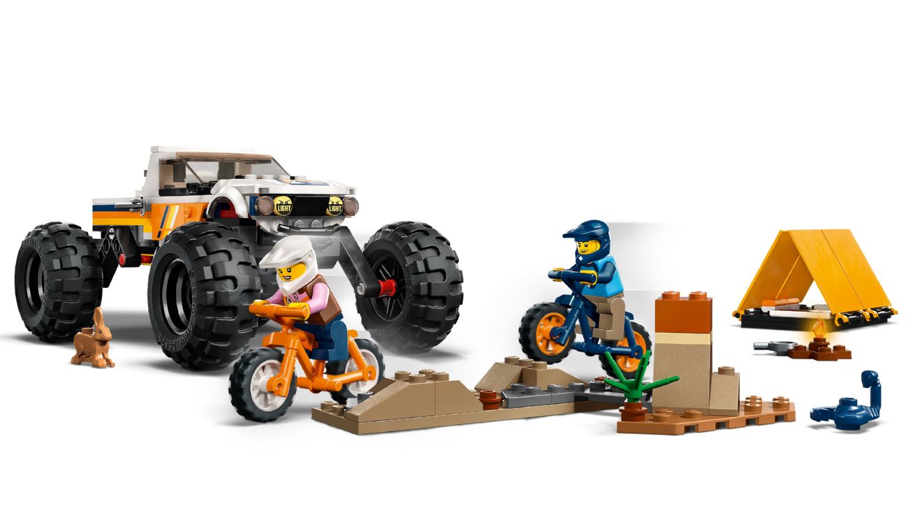 Конструктор Lego City Приключения на внедорожнике 4x4 (60387) - фото 2 Конструктор Lego City Приключения на внедорожнике 4x4 (60387) - фото 2