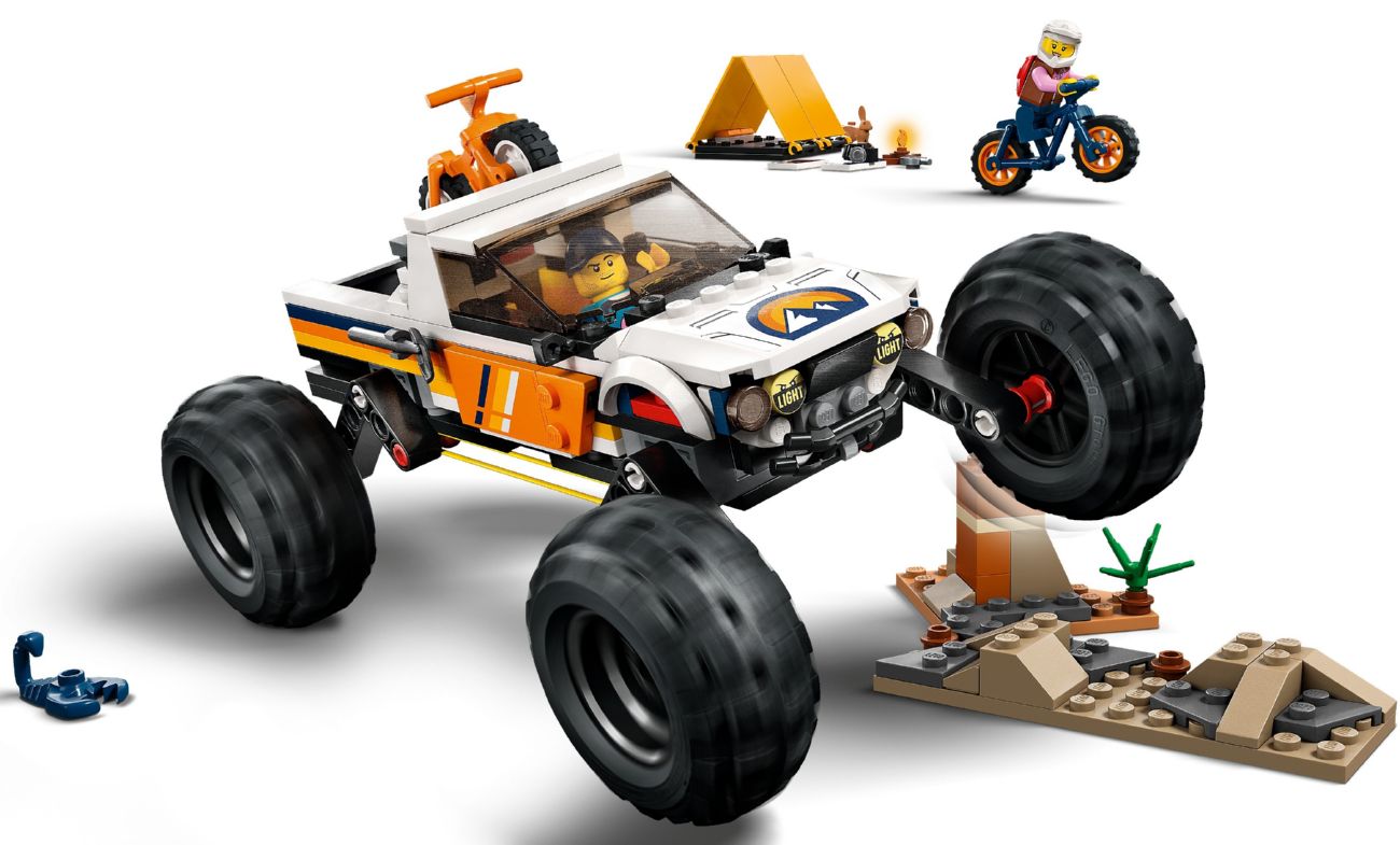 Конструктор Lego City Приключения на внедорожнике 4x4 (60387) - фото 3 Конструктор Lego City Приключения на внедорожнике 4x4 (60387) - фото 3