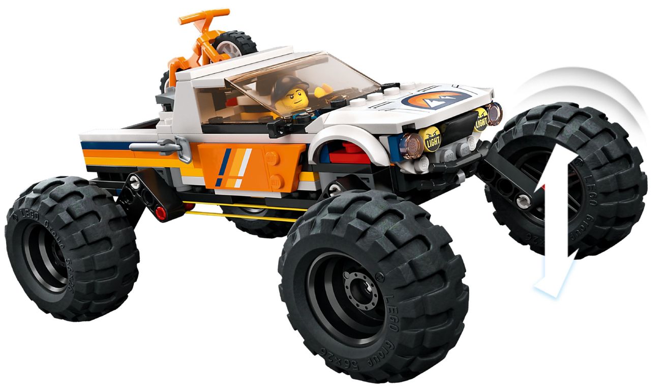Конструктор Lego City Приключения на внедорожнике 4x4 (60387) - фото 5 Конструктор Lego City Приключения на внедорожнике 4x4 (60387) - фото 5