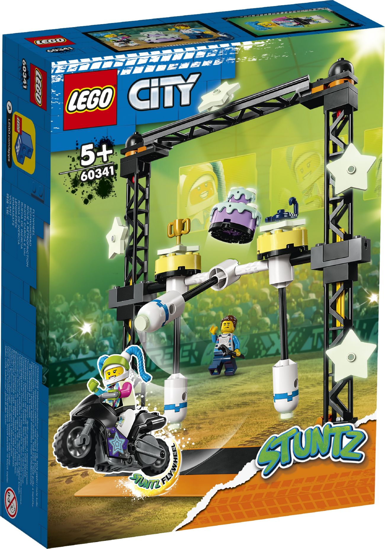 Конструктор Lego City Трюкове випробування Нокдаун (60341)