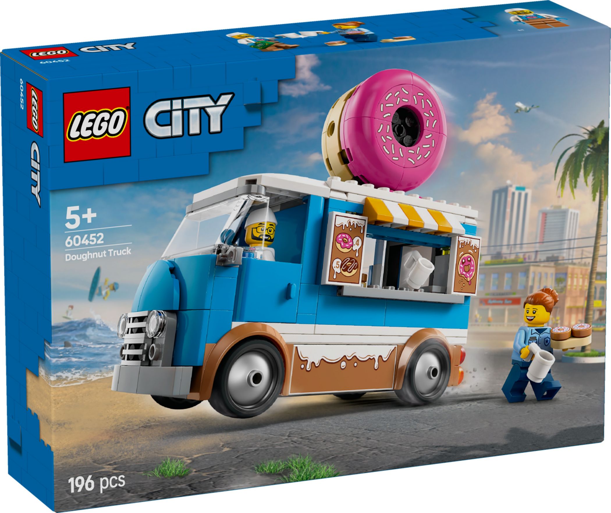 Конструктор Lego City Грузовик с пончиками (60452)
