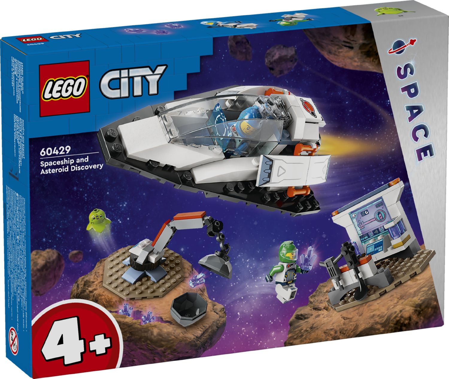 Конструктор Lego City Открытие космического корабля и астероида (60429)