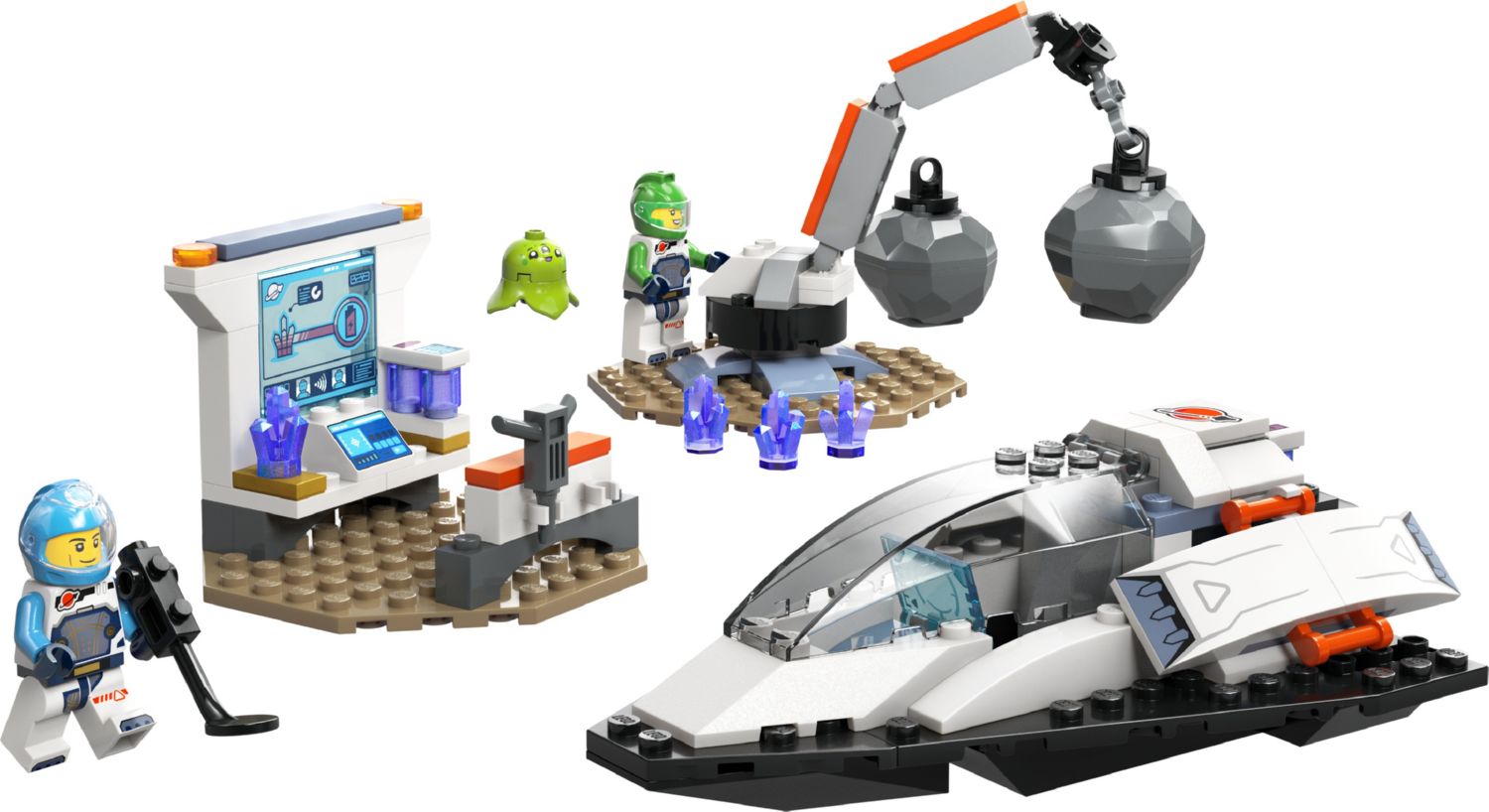 Конструктор Lego City Открытие космического корабля и астероида (60429) - фото 1 Конструктор Lego City Открытие космического корабля и астероида (60429) - фото 1