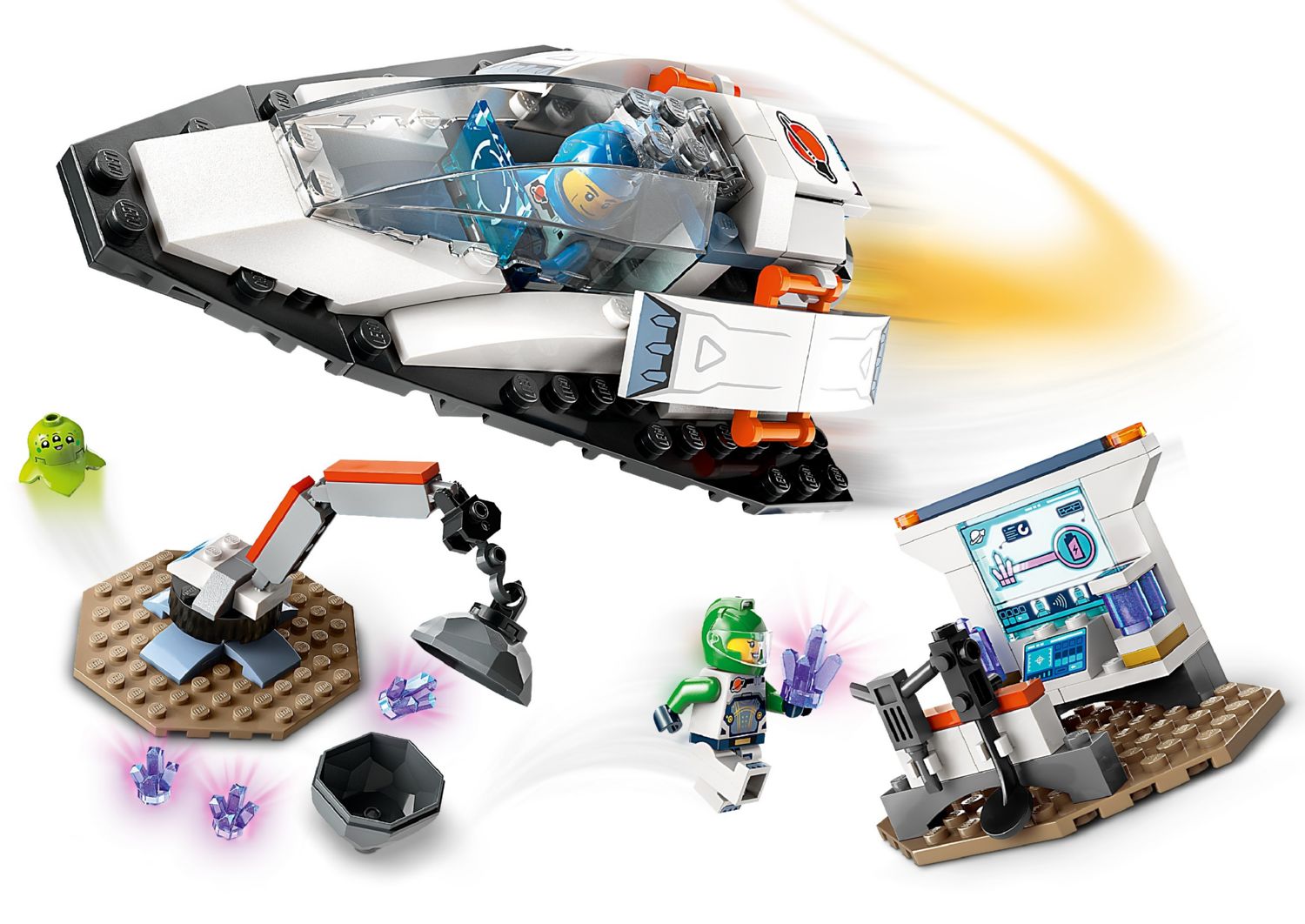 Конструктор Lego City Открытие космического корабля и астероида (60429) - фото 2 Конструктор Lego City Открытие космического корабля и астероида (60429) - фото 2