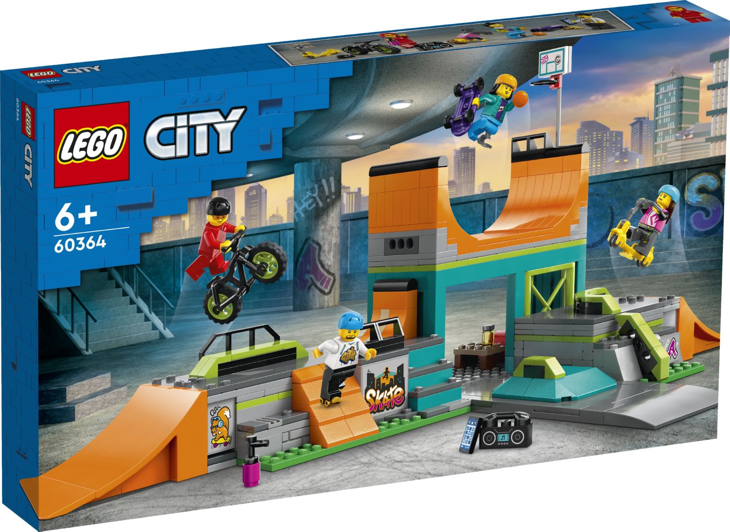 Конструктор Lego City Вуличний скейт-парк (60364)