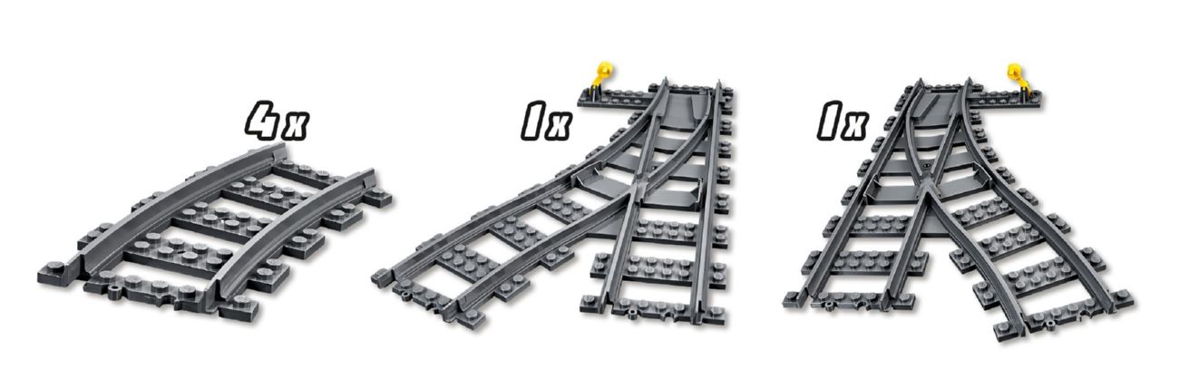 Конструктор Lego City Железнодорожные стрелки (60238) - фото 2
