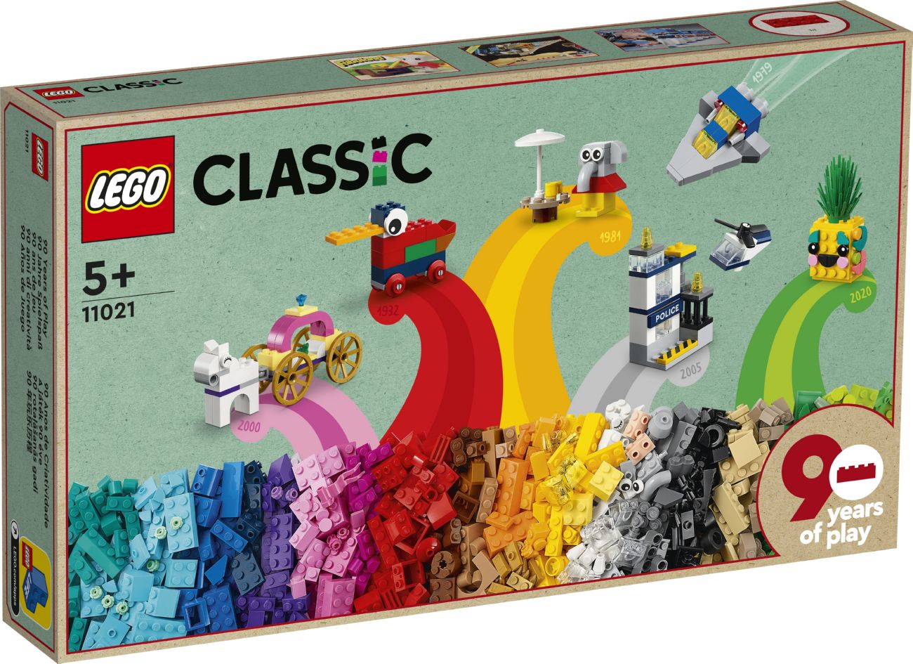 Конструктор Lego classic 90 лет игры (11021)