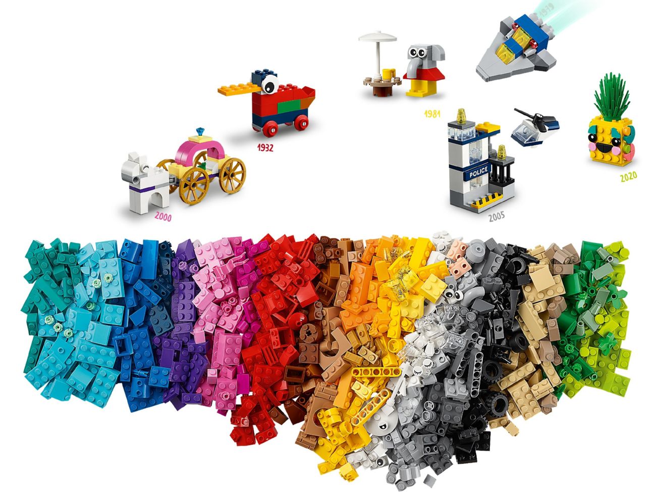 Конструктор Lego classic 90 лет игры (11021) - фото 2