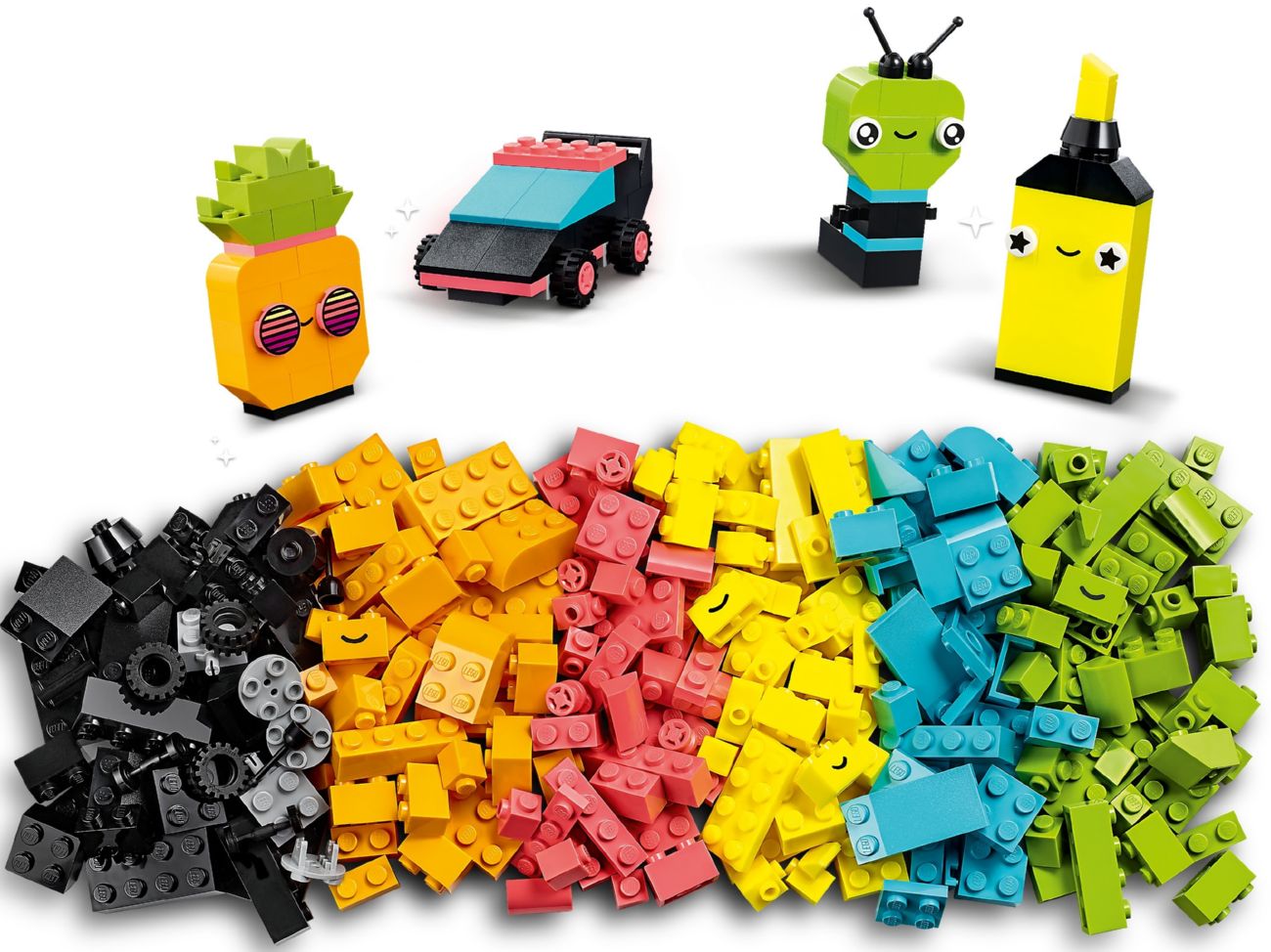 Конструктор Lego classic Креативное неоновое веселье (11027) - фото 1