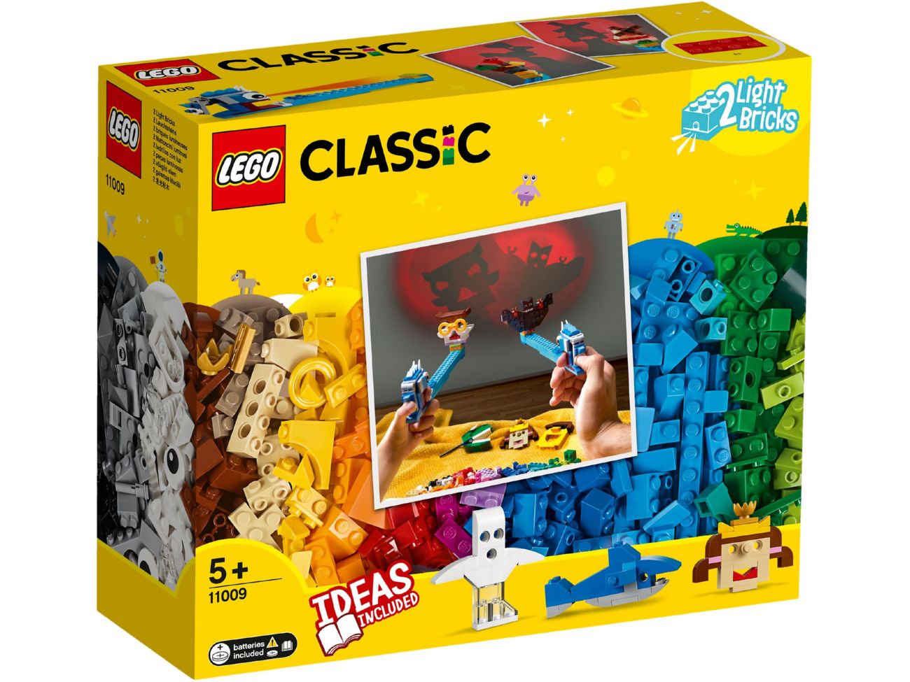 Конструктор Lego classic Кубики и огни (11009)