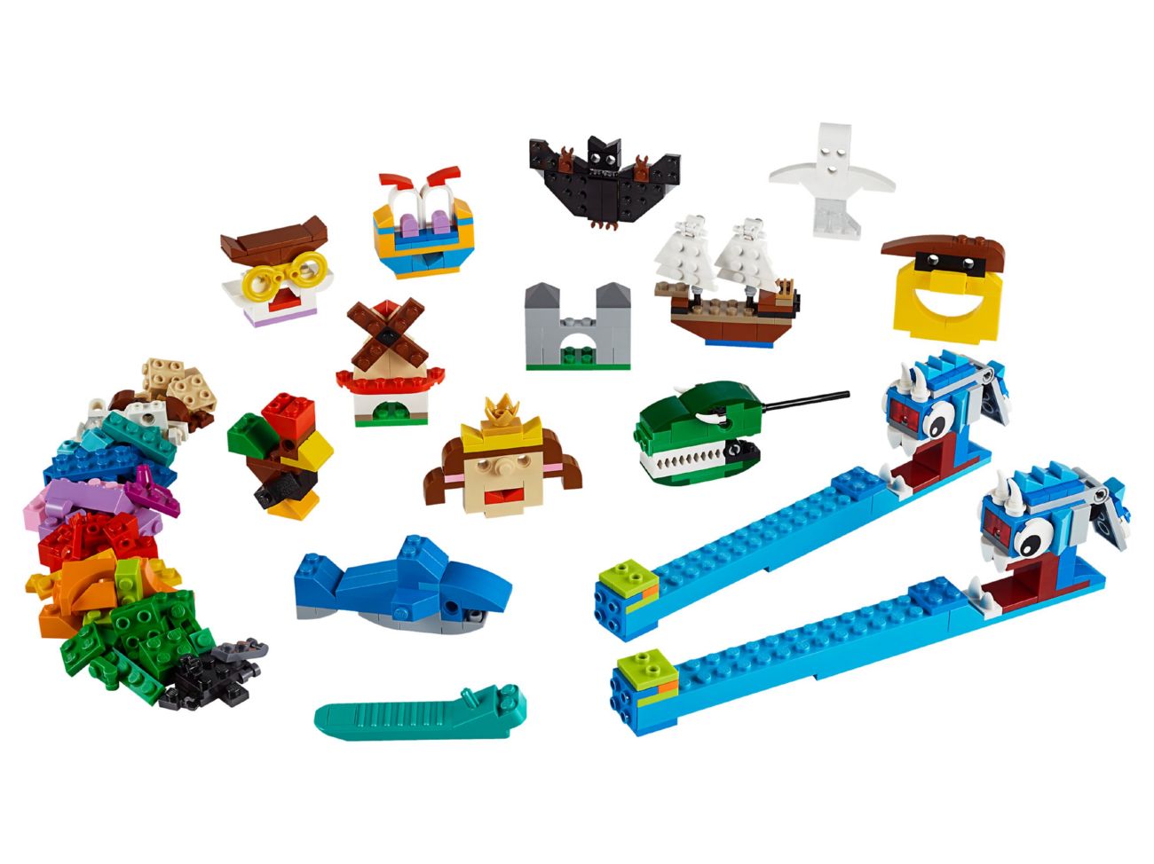 Конструктор Lego classic Кубики и огни (11009) - фото 1